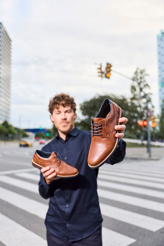 Rieker Chaussure à lacets  mit modischen Ziernähten, Freizeitschuh, Halbschuh, Schnürschuh