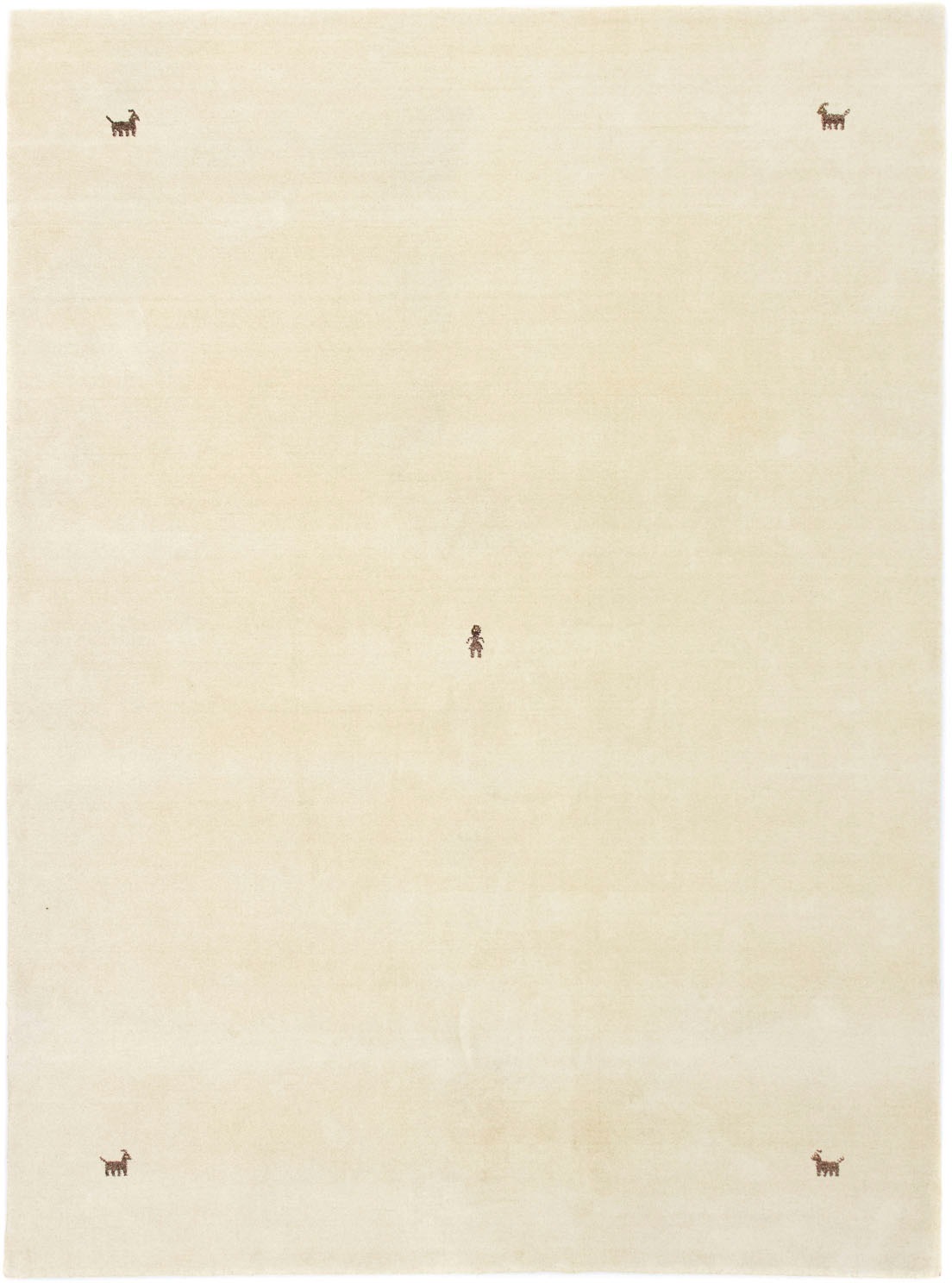Image of morgenland Wollteppich »Minimal Beige 250 x 200 cm«, rechteckig, 1,8 mm Höhe, Sehr weicher Flor bei Ackermann Versand Schweiz