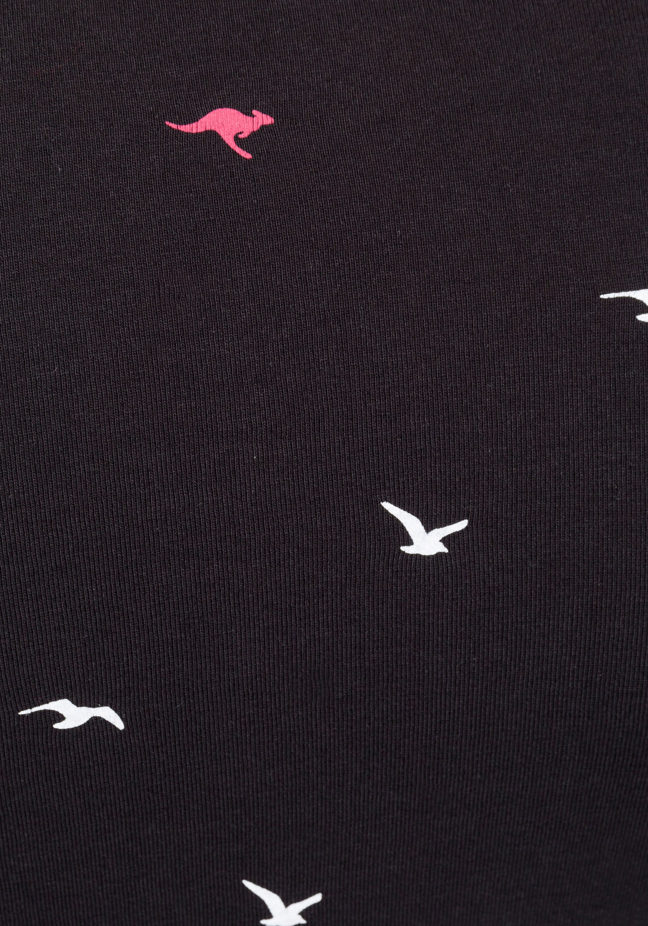KangaROOS Jerseykleid, (Set, mit abnehmbarem Gürtel), im sommerlichen Print