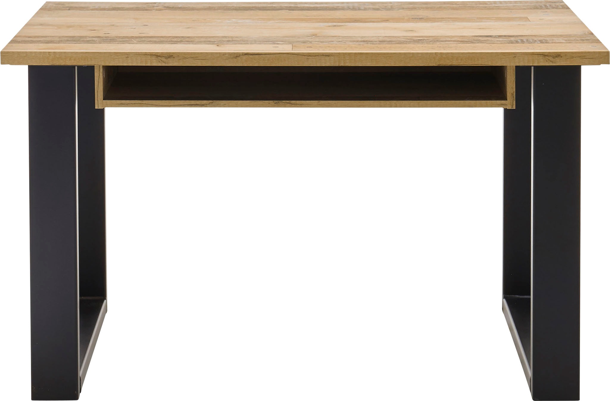 Image of Premium collection by Home affaire Schreibtisch »SHERWOOD«, in modernem Holz Dekor, mit Scheunentorbeschlag aus Metall, Breite 93 cm bei Ackermann Versand Schweiz