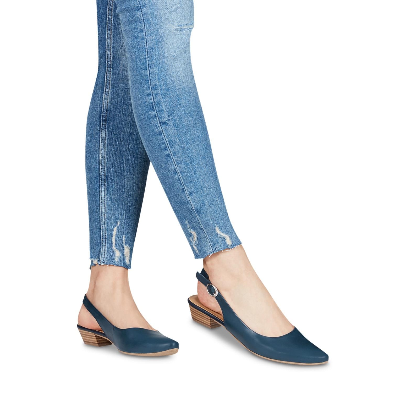 Tamaris Slingpumps »Trina«, Abendschuh, Sommerschuh, Blockabsatz, in schlichtem Design