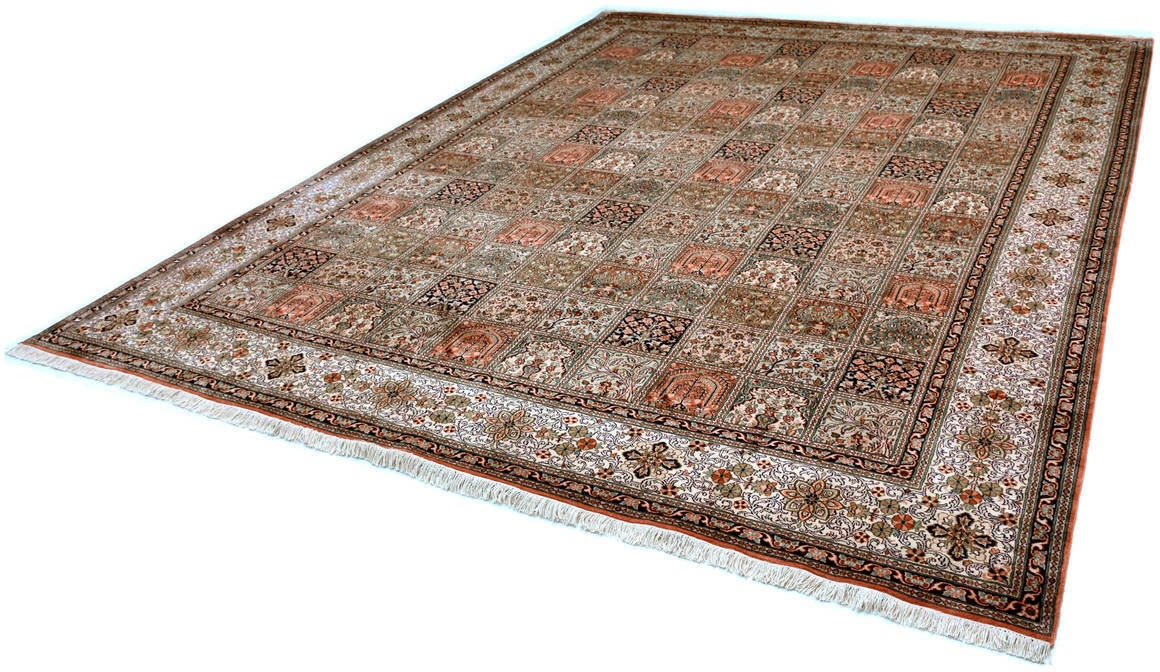 Image of Kayoom Seidenteppich »R.Taj 9604«, rechteckig, 10 mm Höhe, Einzelstück mit Zertifikat, Wohnzimmer bei Ackermann Versand Schweiz