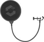 Speedlink Mikrofon-Halterung »VOLITY Streaming Accessory Set«, Mikrofon Arm Halterung Ständer für Streaming, Pop-Filter