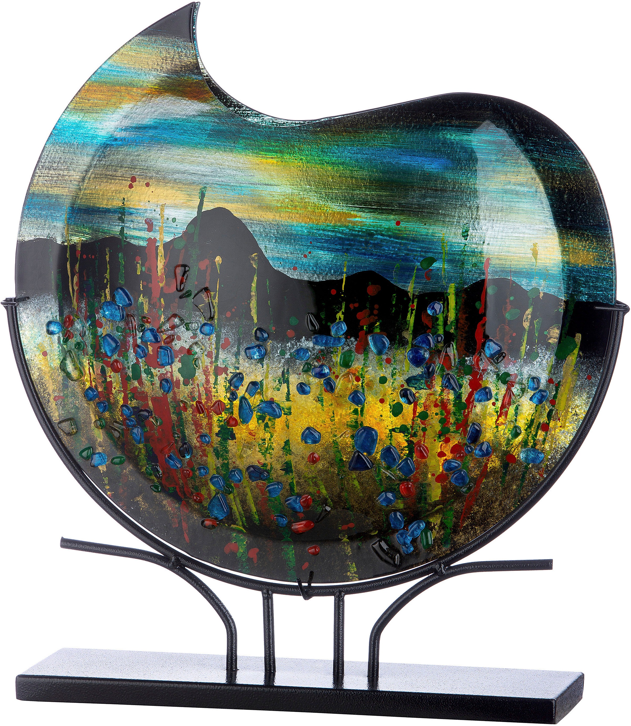 Image of Casablanca by Gilde Dekovase "Dali, Höhe ca. 47,5 cm" dekorative Vase aus Glas, Dekoobjekt