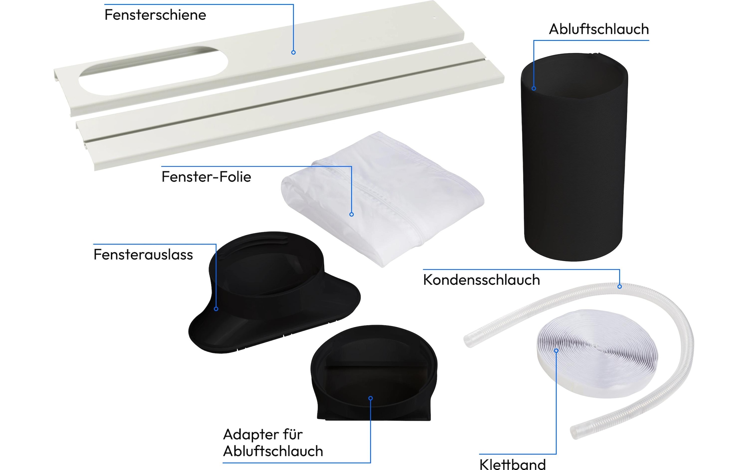 Medion® Klimagerät »P1202 (MD 100134) 390 m³« Smarte mobile Klimaanlage mit App-Steuerung