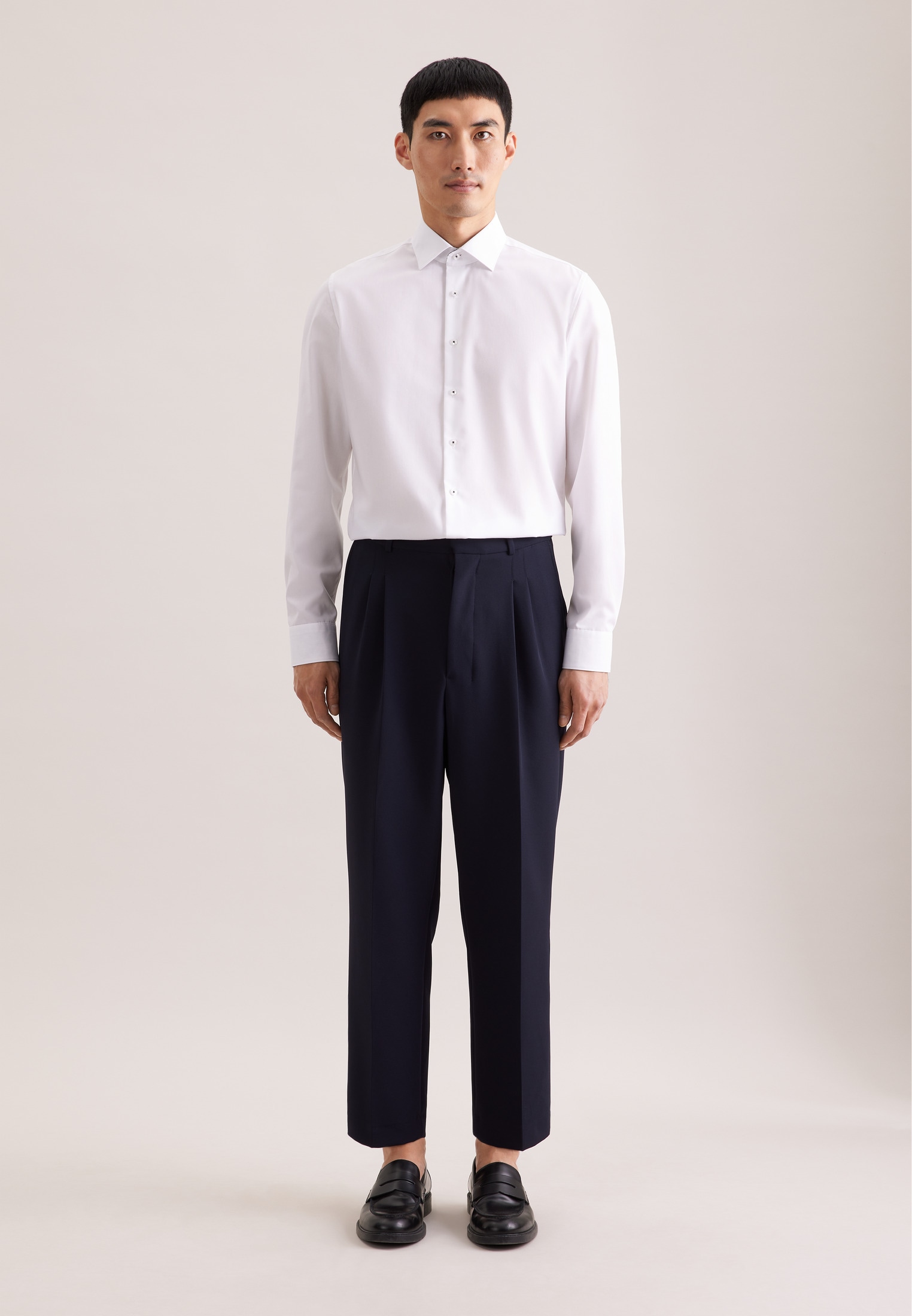 seidensticker Businesshemd »Schwarze Rose« Slim 1/1 Kentkragen Uni