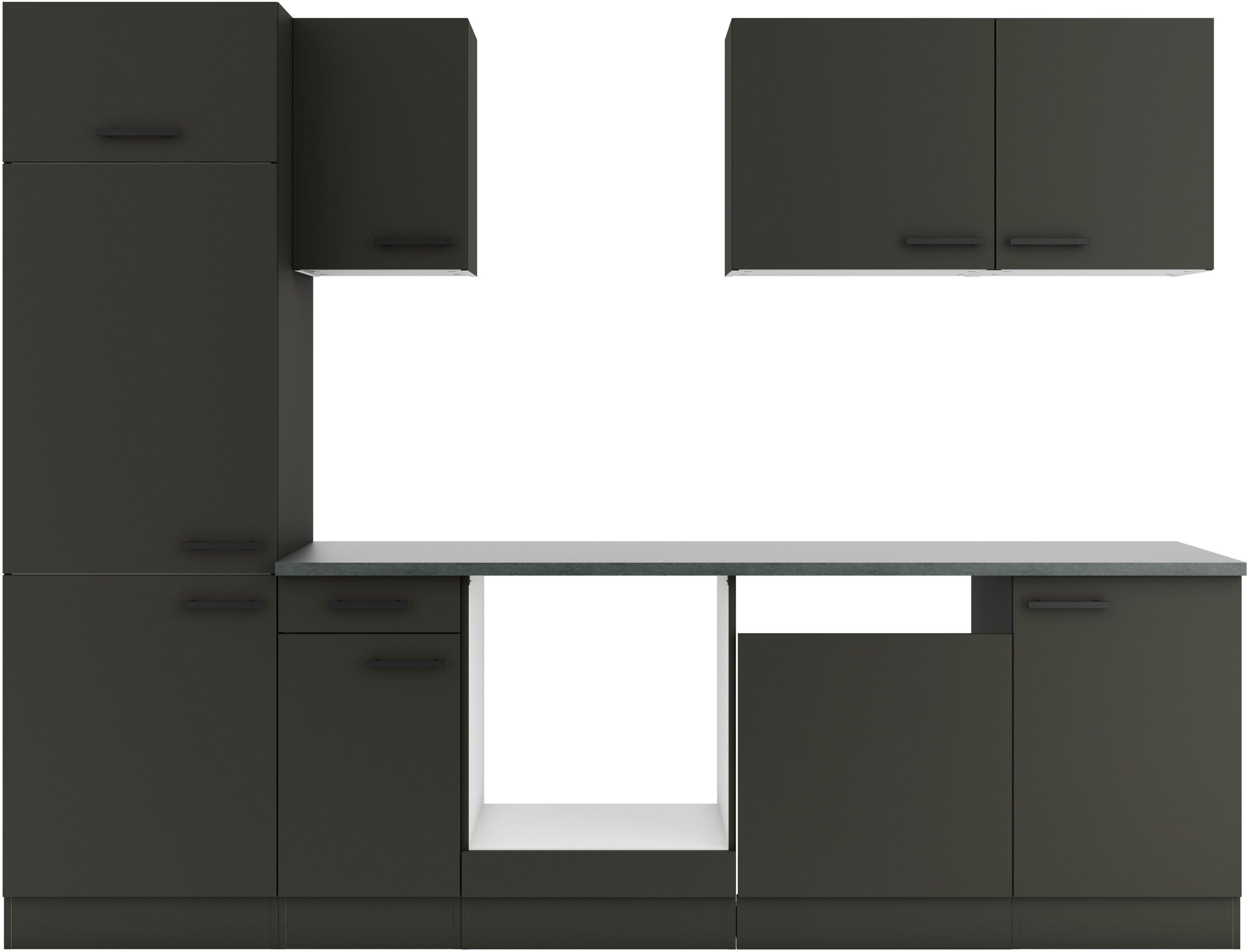 OPTIFIT Küchenzeile "Palma" Breite 270 cm, wahlweise mit E-Geräten, seitenverkehrt stellbar