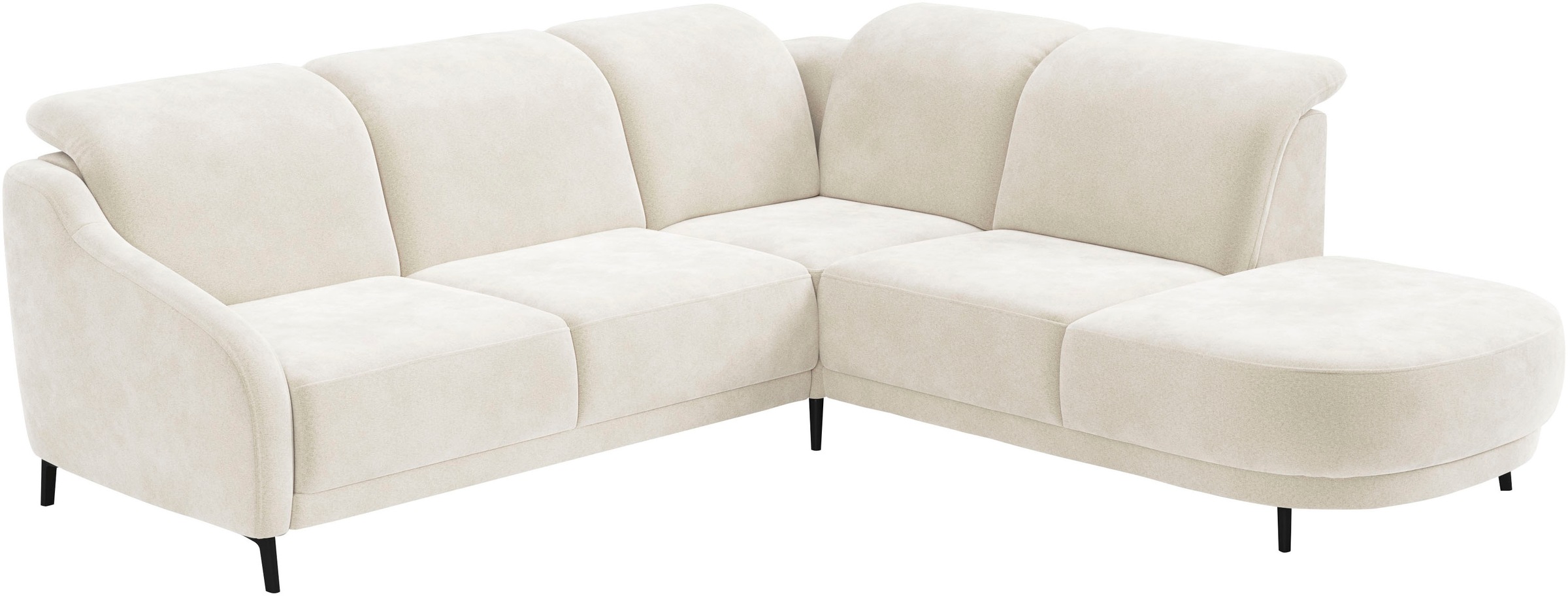 sit&more Ecksofa »Blues L-Form« wahlweise mit Klapptisch und USB