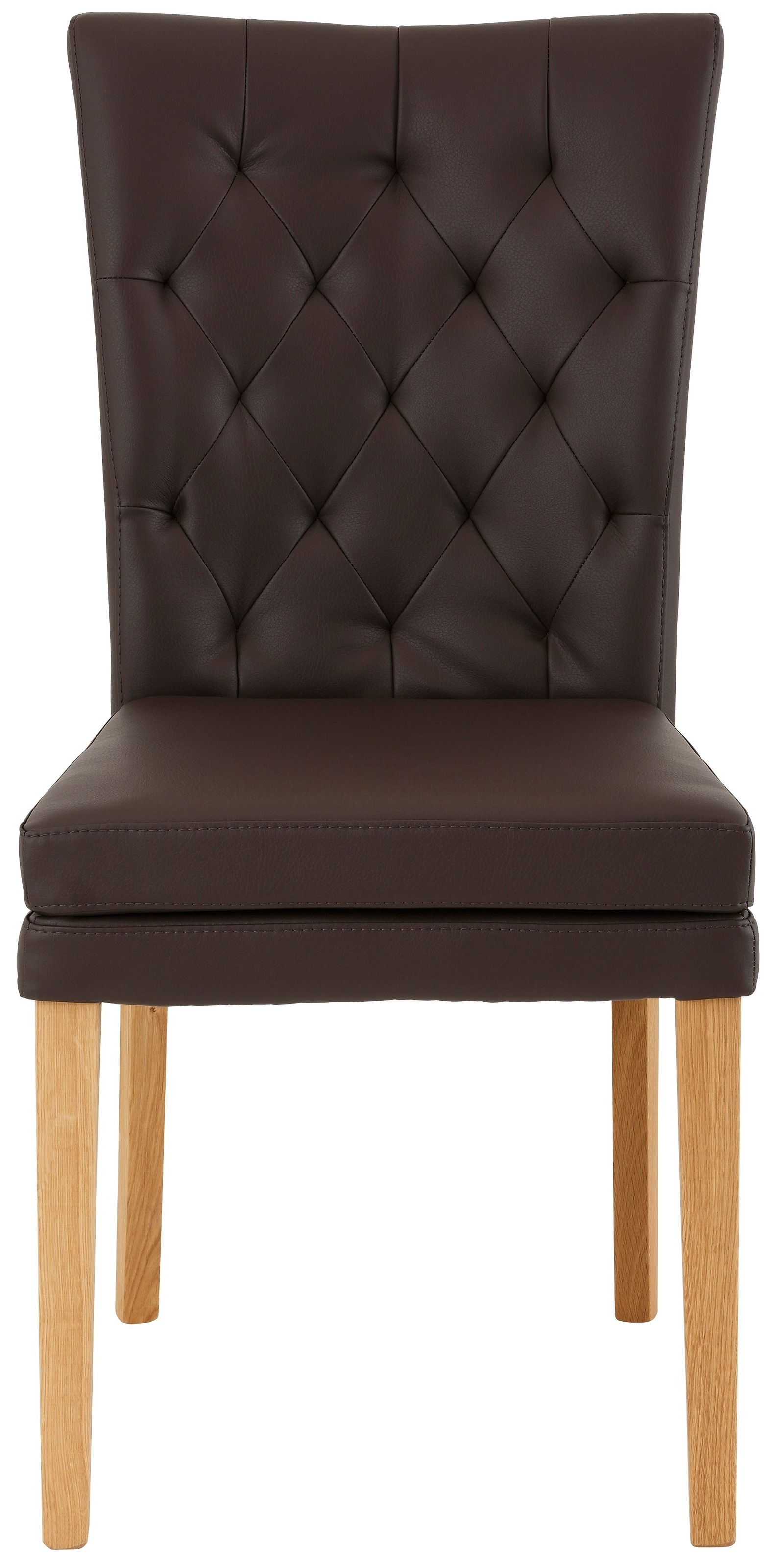 Image of Home affaire Stuhl »Colorado«, (Set), 4 St., Kunstleder, Beine in eiche oder nussbaum. Im 2er, 4er oder 6er-Set bei Ackermann Versand Schweiz