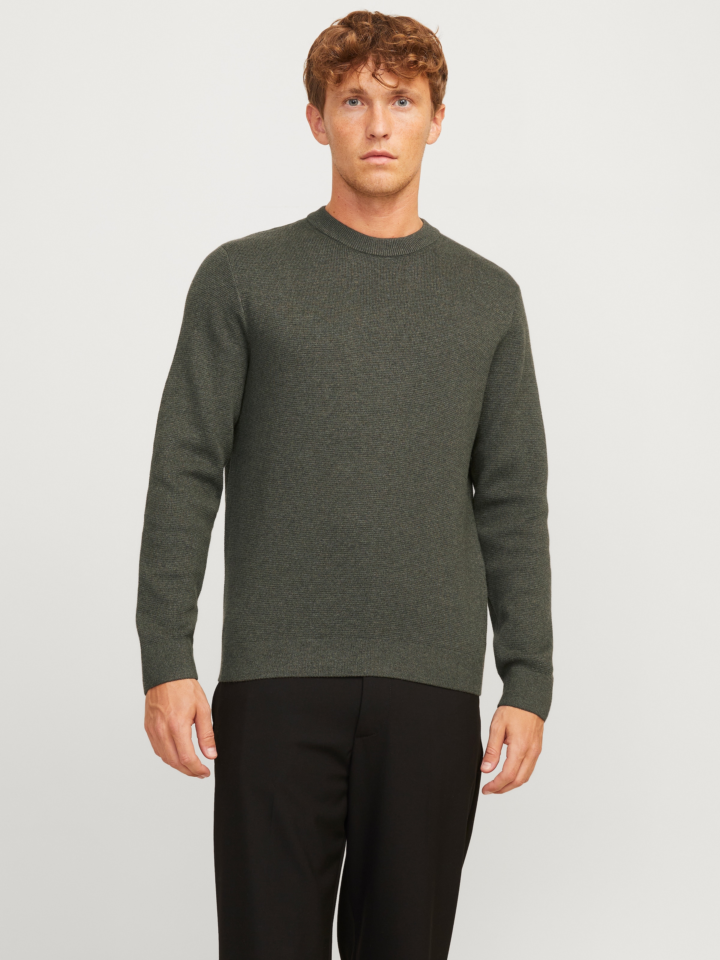 Strickpullover »JPRBLAMILANO STITCH KNIT CREW NECK SN«