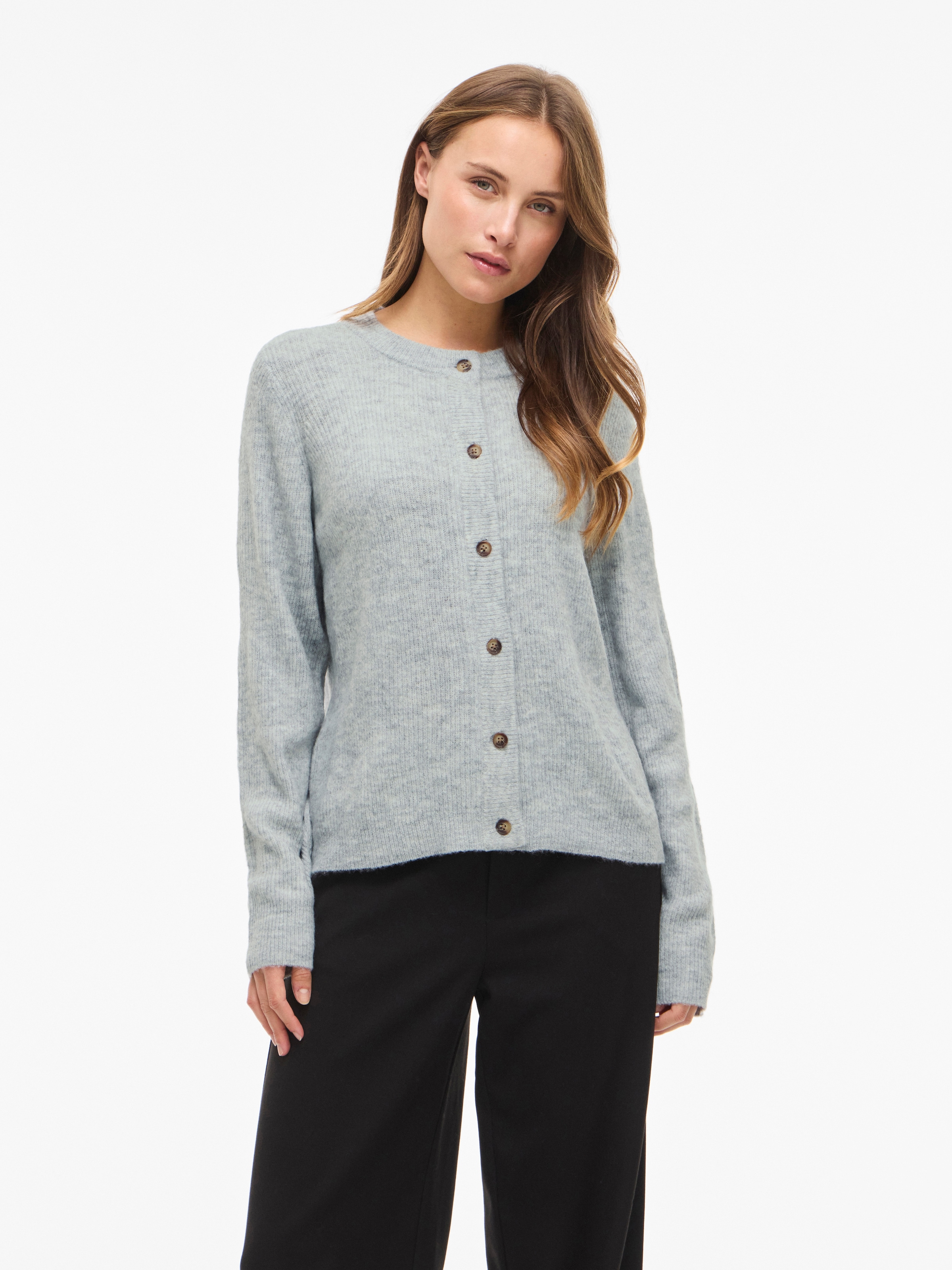 Vila Veste en tricot »VIVIOLI O-NECK RIB KNIT CARDIGAN-NOOS«