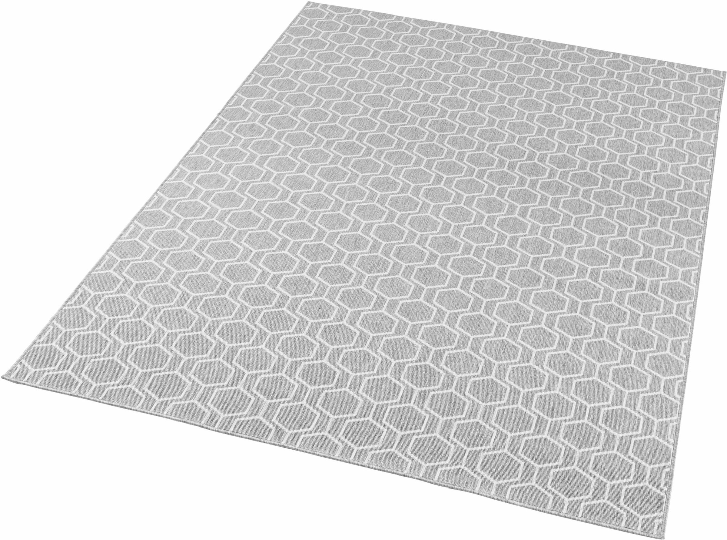 Image of freundin Home Collection Teppich »Novalie«, rechteckig, 4 mm Höhe, Flachgewebe, Modernes Design und Schlingen Optik, Wohnzimmer, Schlafzimmer, Arbeitszimmer, Robust, Pflegeleicht bei Ackermann Versand Schweiz