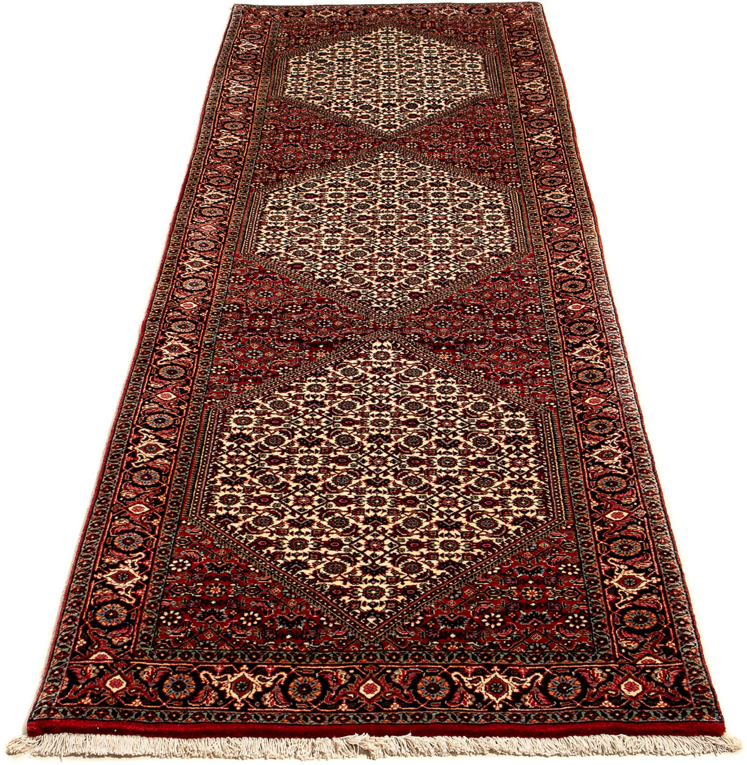 Image of morgenland Orientteppich »Perser - Bidjar - 284 x 80 cm - mehrfarbig«, rechteckig, 15 mm Höhe, Wohnzimmer, Handgeknüpft, Einzelstück mit Zertifikat bei Ackermann Versand Schweiz