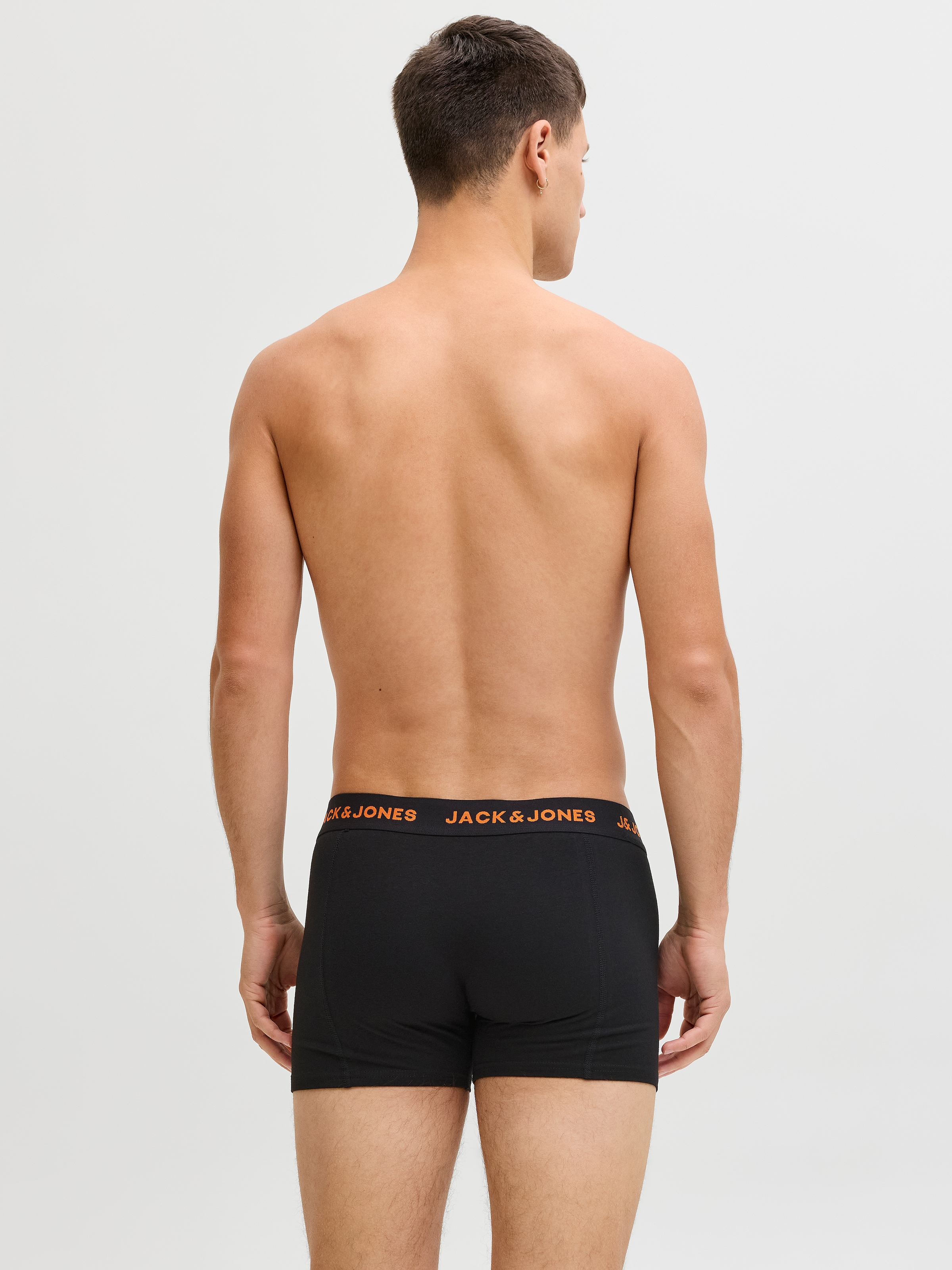 Jack & Jones Tronc »JACBLACK – Formschlüssige Boxershorts mit elastischem Bund« Packung, 5 cuis unifarben, casual, körpernah, Jersey