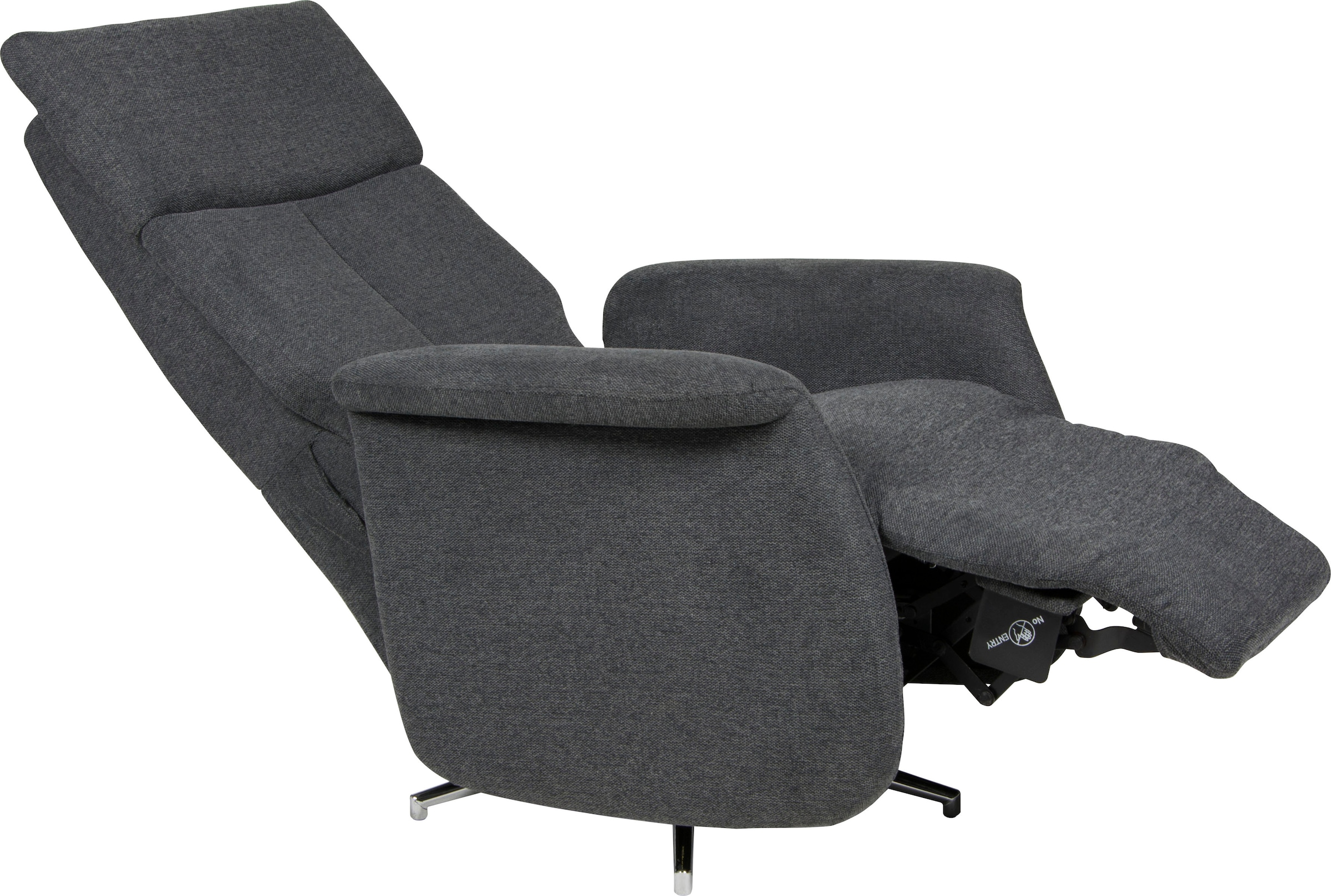 Duo Collection Fauteuil TV »Thompson mit stufenloser Einstellung der Rückenlehne, Relaxfunktion« avec ressorts ensachés et suspension à lames en acier, pivotant à 360 degrés