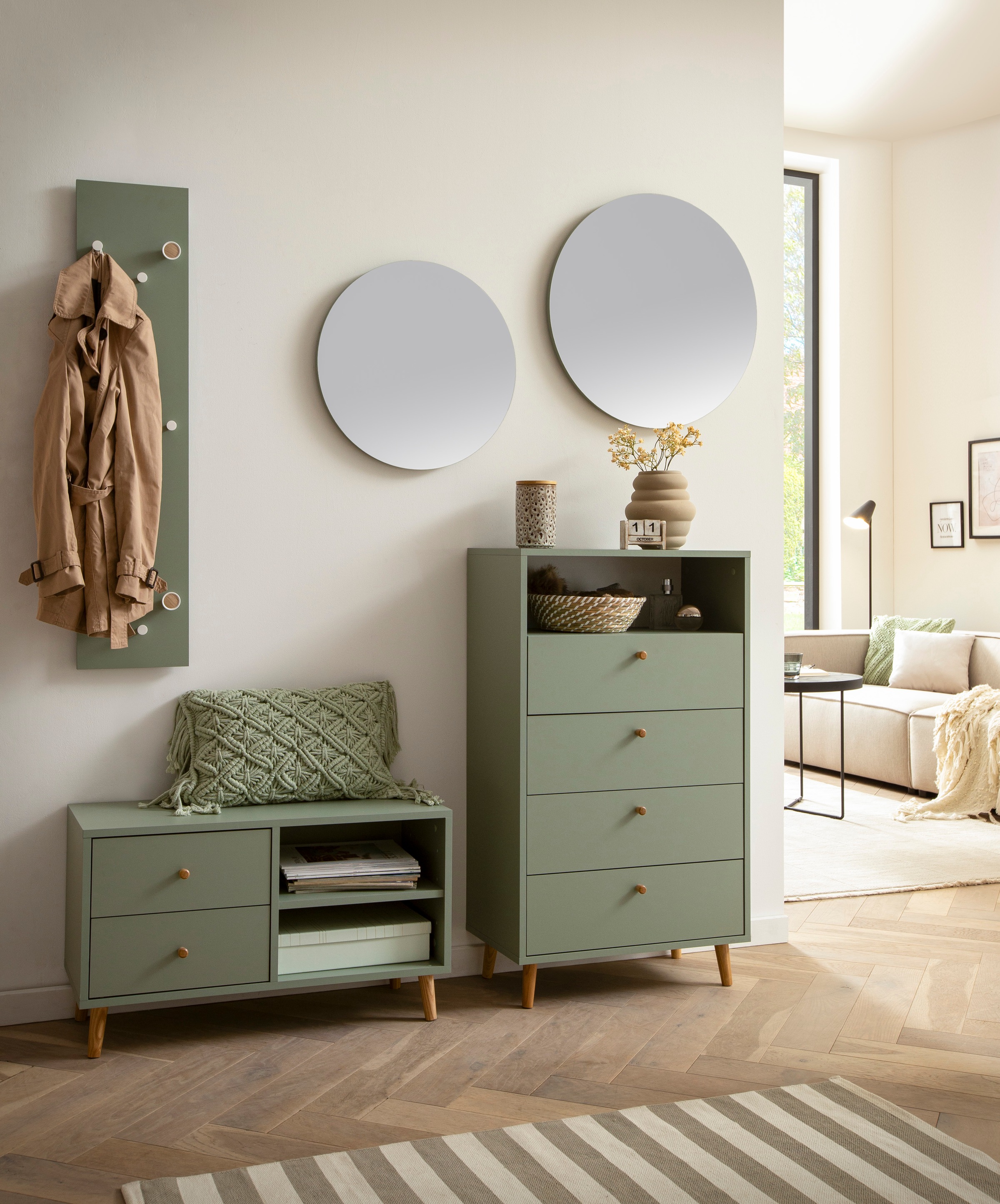 Tchibo - Kommode »Bjarne« - 60x33x104,5cm - braun -