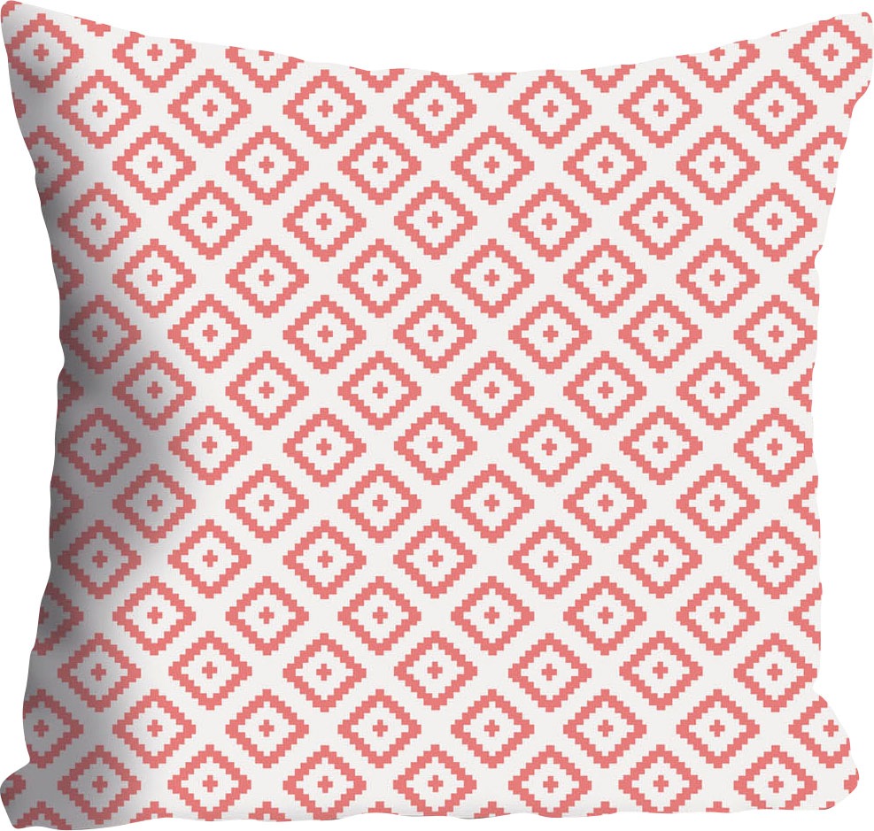 queence Dekokissen »Nina«, Kissenhülle,kleine Quadrate,Gelb,Muster,Modern,Geometrisch,Fröhlich