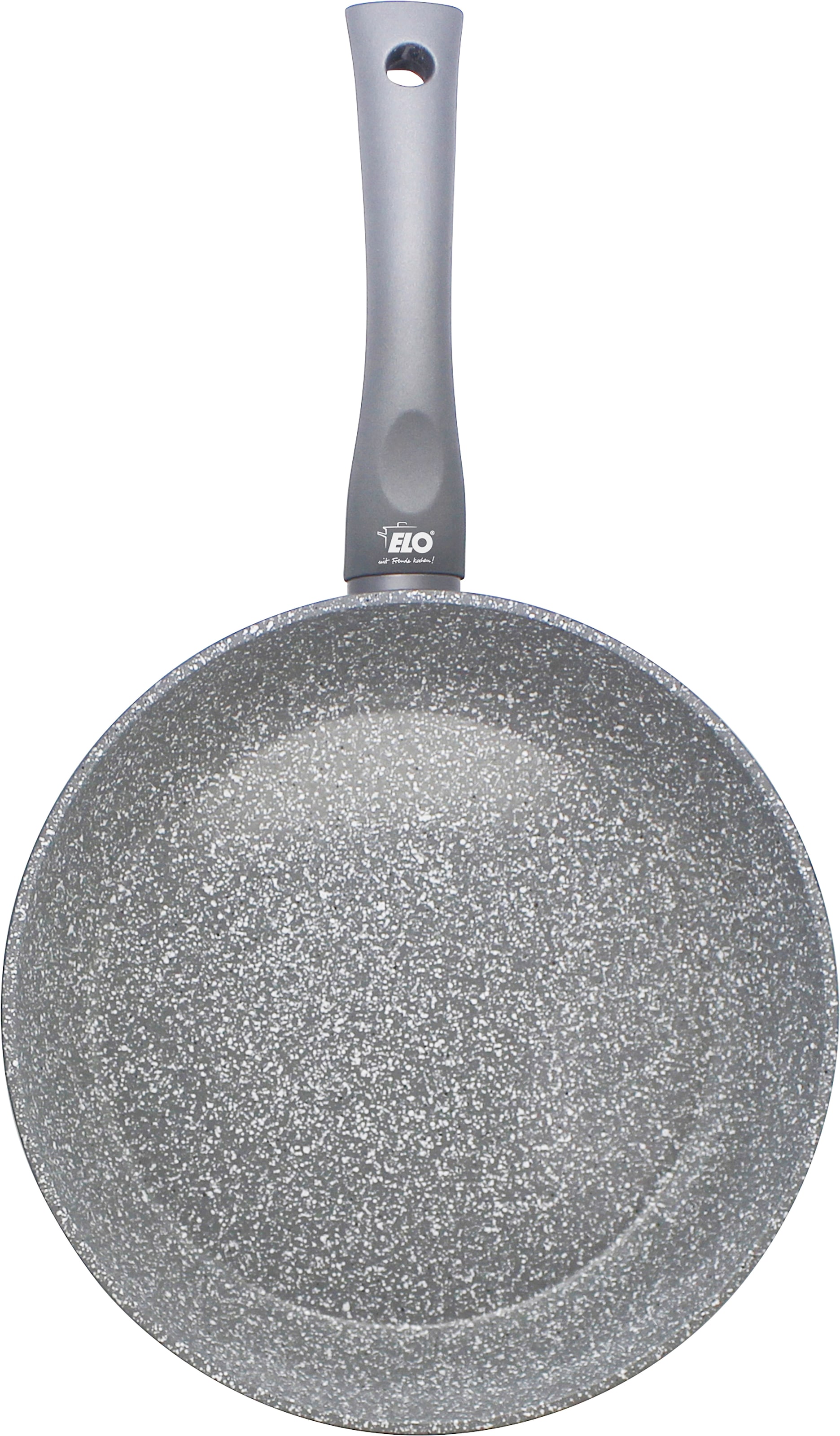 Elo Basic Bratpfanne »Colorio mit farbigem Protektor« Aluminium 1 tlg. hellgrau mit passendem Pfannenschoner