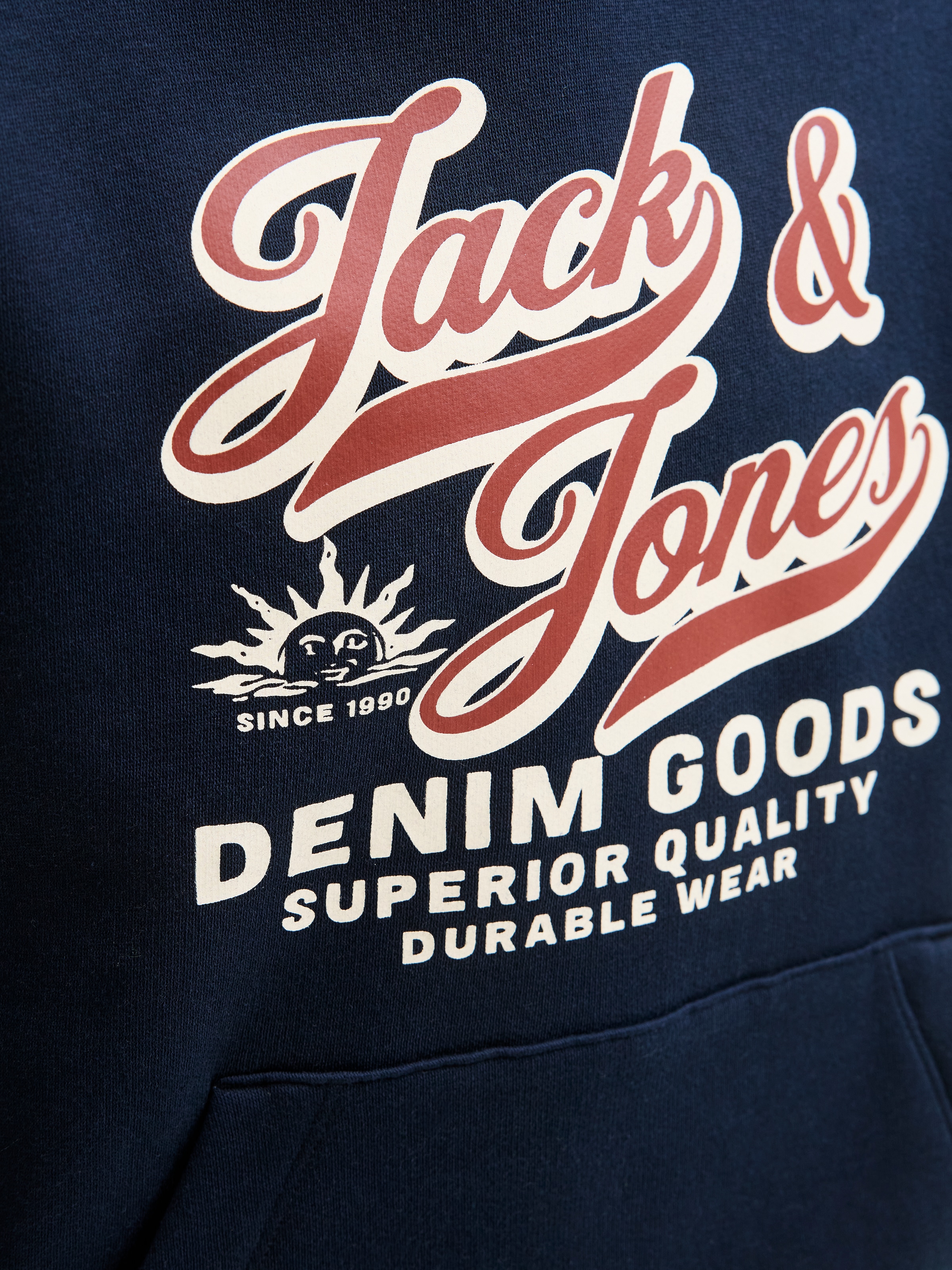Jack & Jones Junior Sweat à capuche »JJELOGO SWEAT HOOD 2 COL AW25 NOOS JNR«