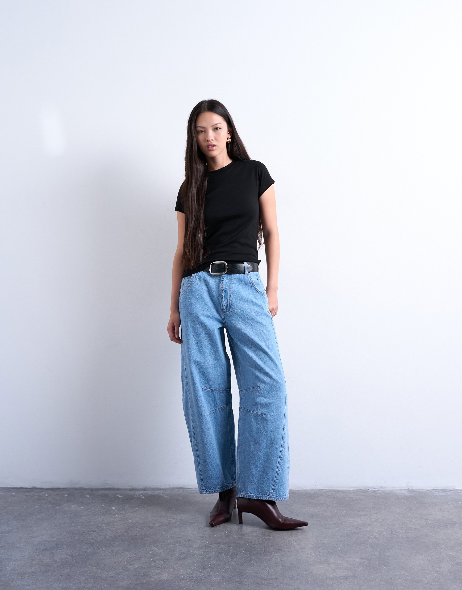 TOPSHOP Shirt à col rond »TSEVERYDAY SS TOP JRS NOOS« coton, coupe régulière