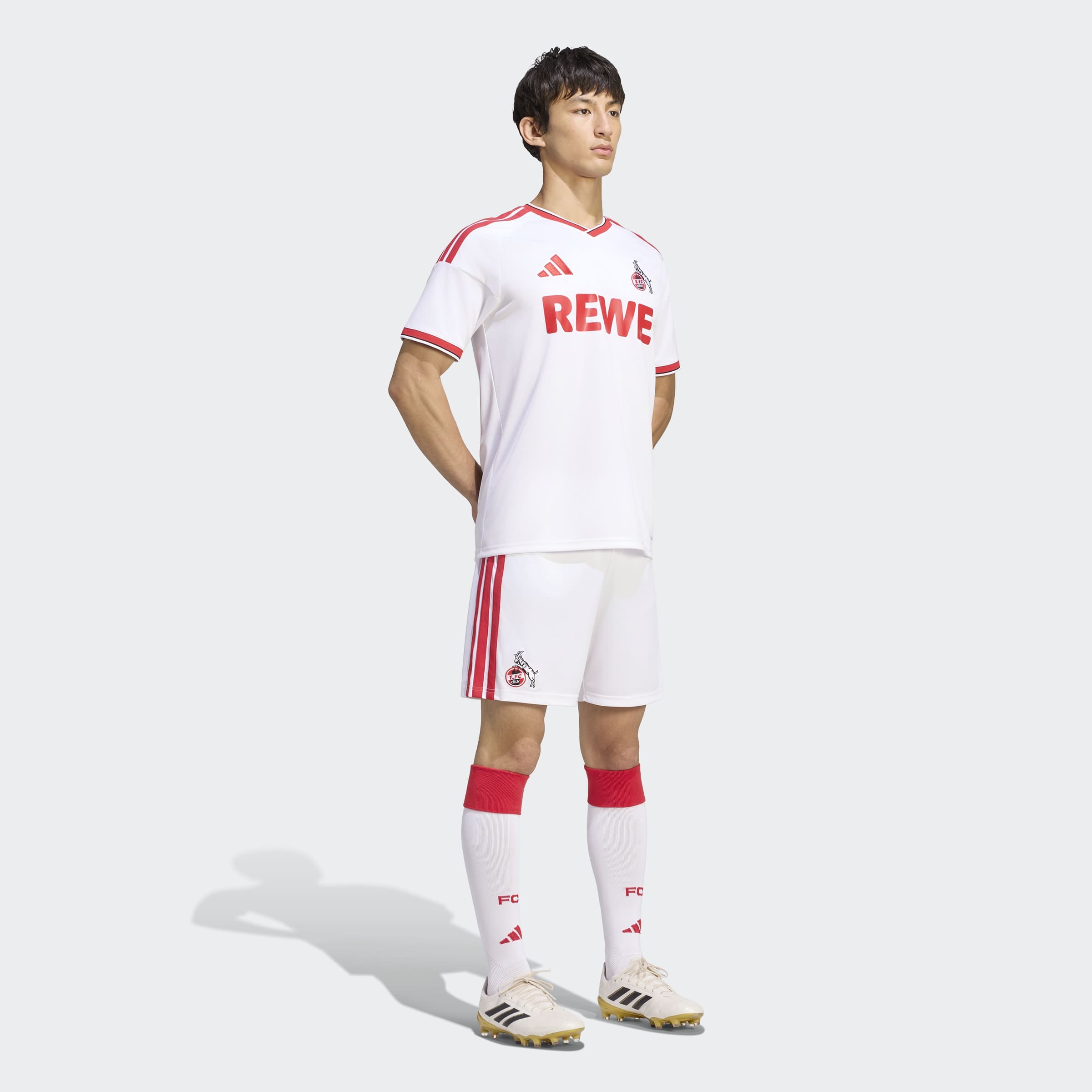 adidas Performance Maillot de foot »1. FC KÖLN 26/27 HEIMTRIKOT« avec technologie Climacool®, col en V, détail thermoprint