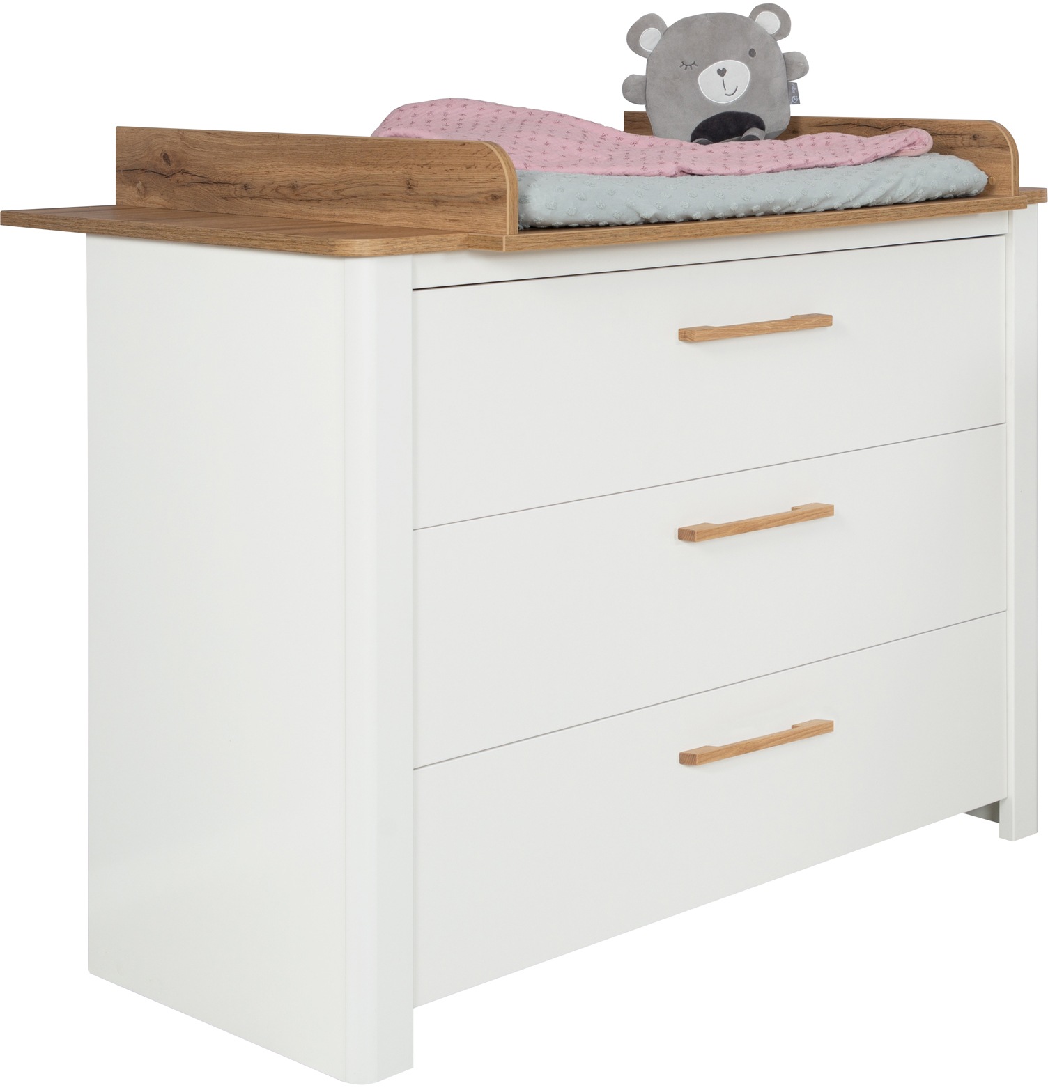 Image of roba® Wickelkommode »Ava«, bis 15 kg, Made in Europe; zur Kommode umbaubar, 119 cm bei Ackermann Versand Schweiz