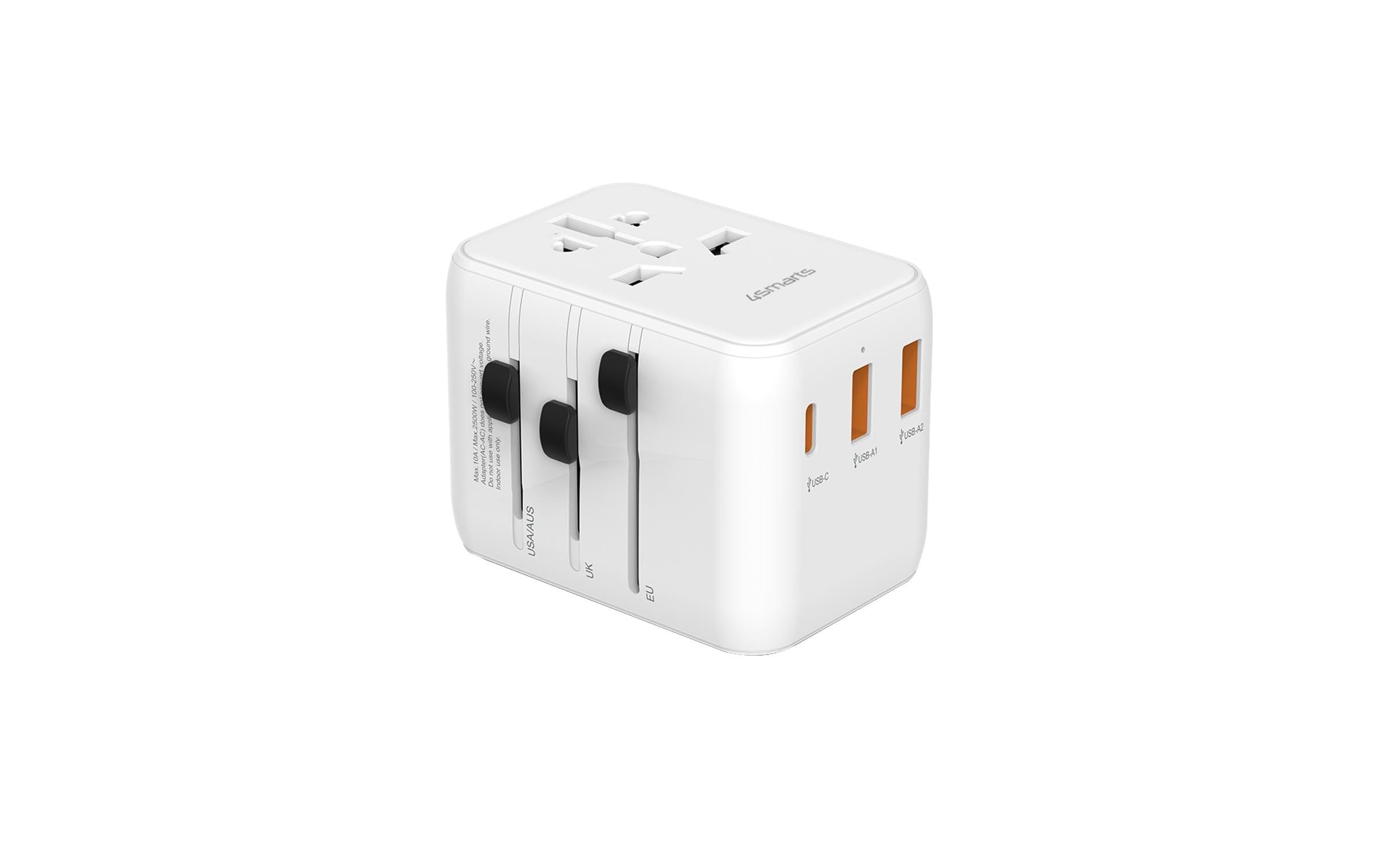 4smarts Reiseadapter »Nomad 20W weiss«