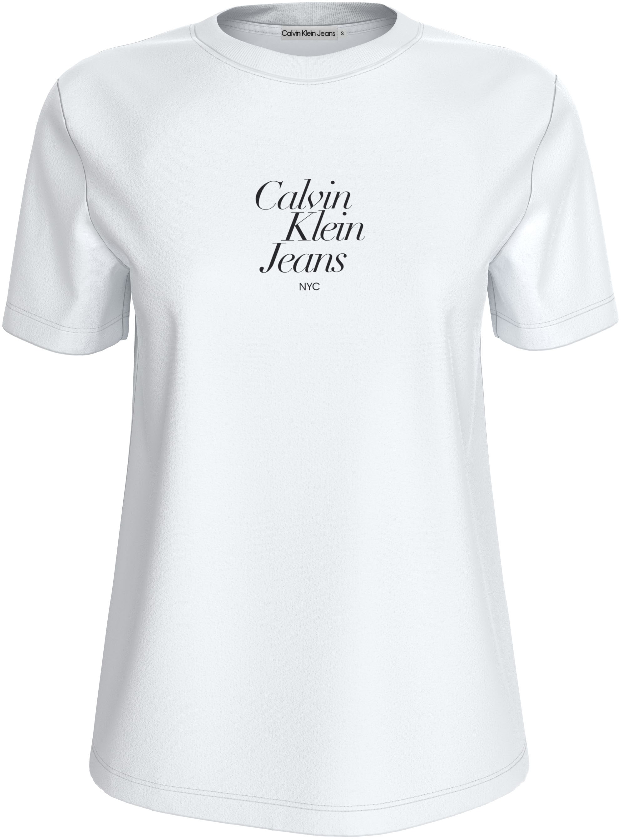 Calvin Klein Jeans T-Shirt »FONT GRAPHIC REGULAR TEE«, mit Logoschriftzug