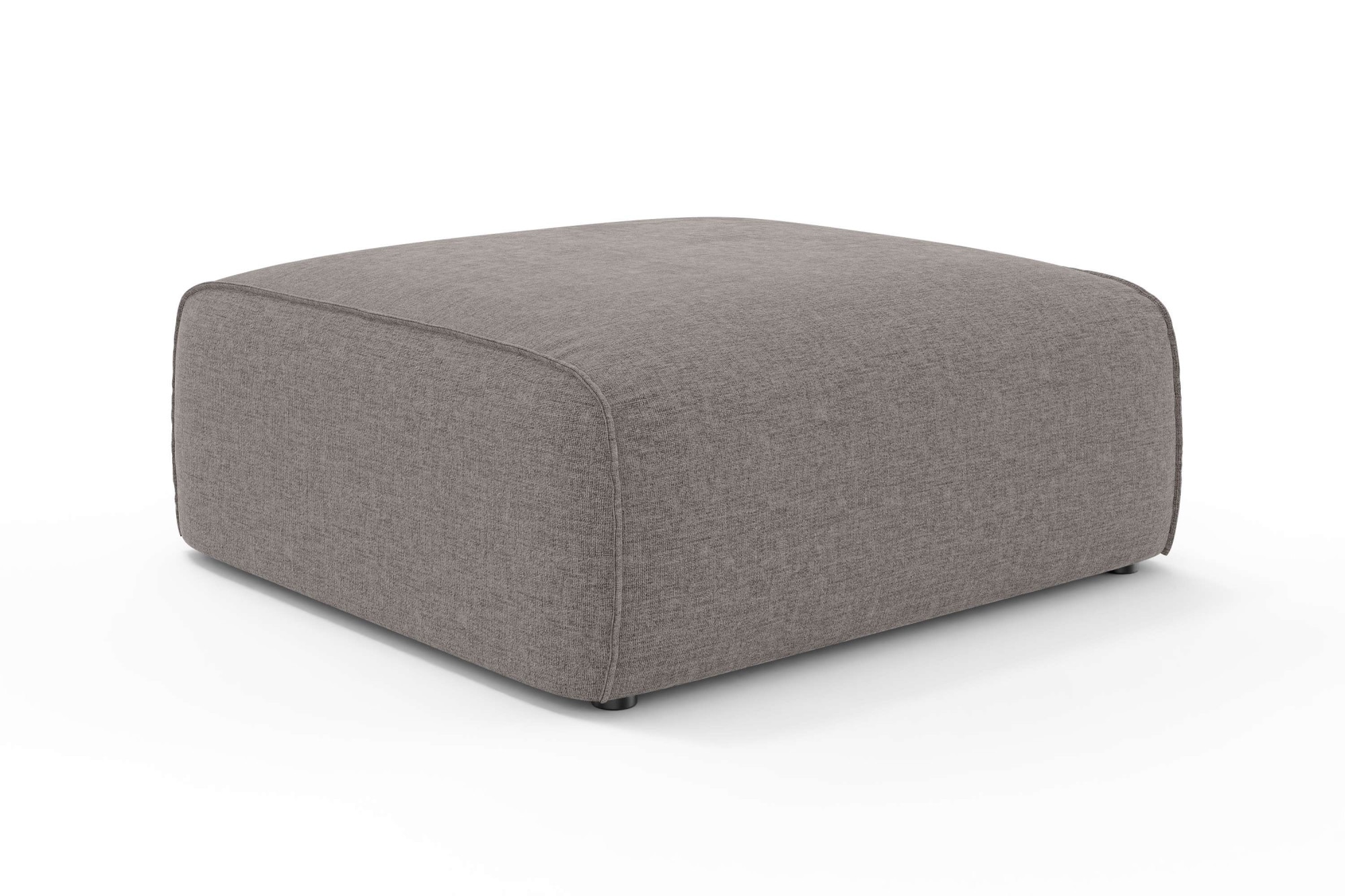 GOODproduct Tabouret rembourré »Merid Sitzhocker, Masse B/T/H: 97/97/43 cm« als Modul oder separat verwendbar, für individuelle Zusammenstellung