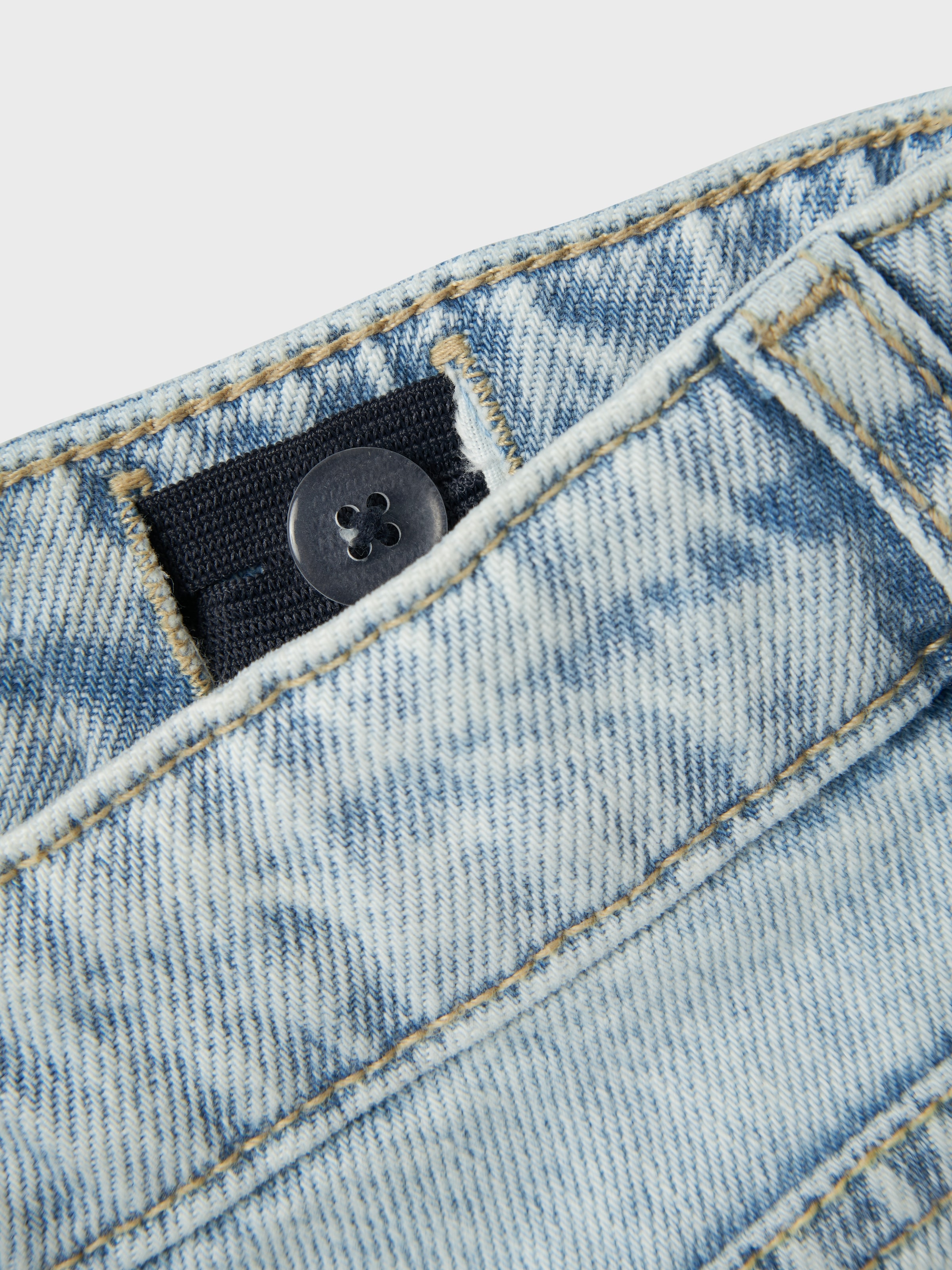 Name It Straight-Jeans »NKMRYAN – Jeans mit geradem Bein, strapazierfähig« unifarben, casual, straight fit, Denim/Jeans