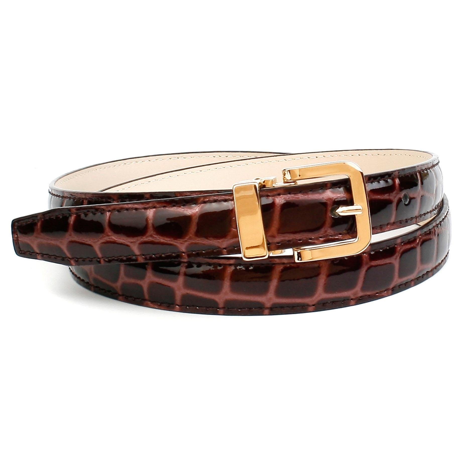 Image of Anthoni Crown Ledergürtel, mit Krokomuster, modisches Design bei Ackermann Versand Schweiz
