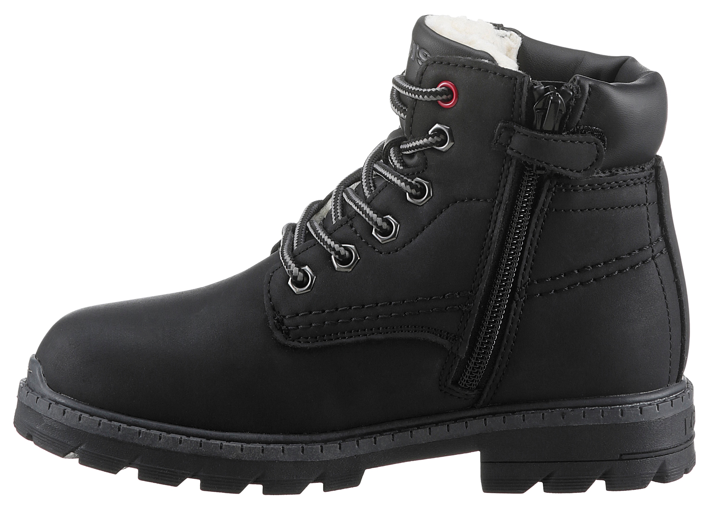 Levi's® Kids Winterboots »LEVIS® NEW FORREST FUR«, Schnürboots, Outdoorschuh mit praktischem Innenreissverschluss