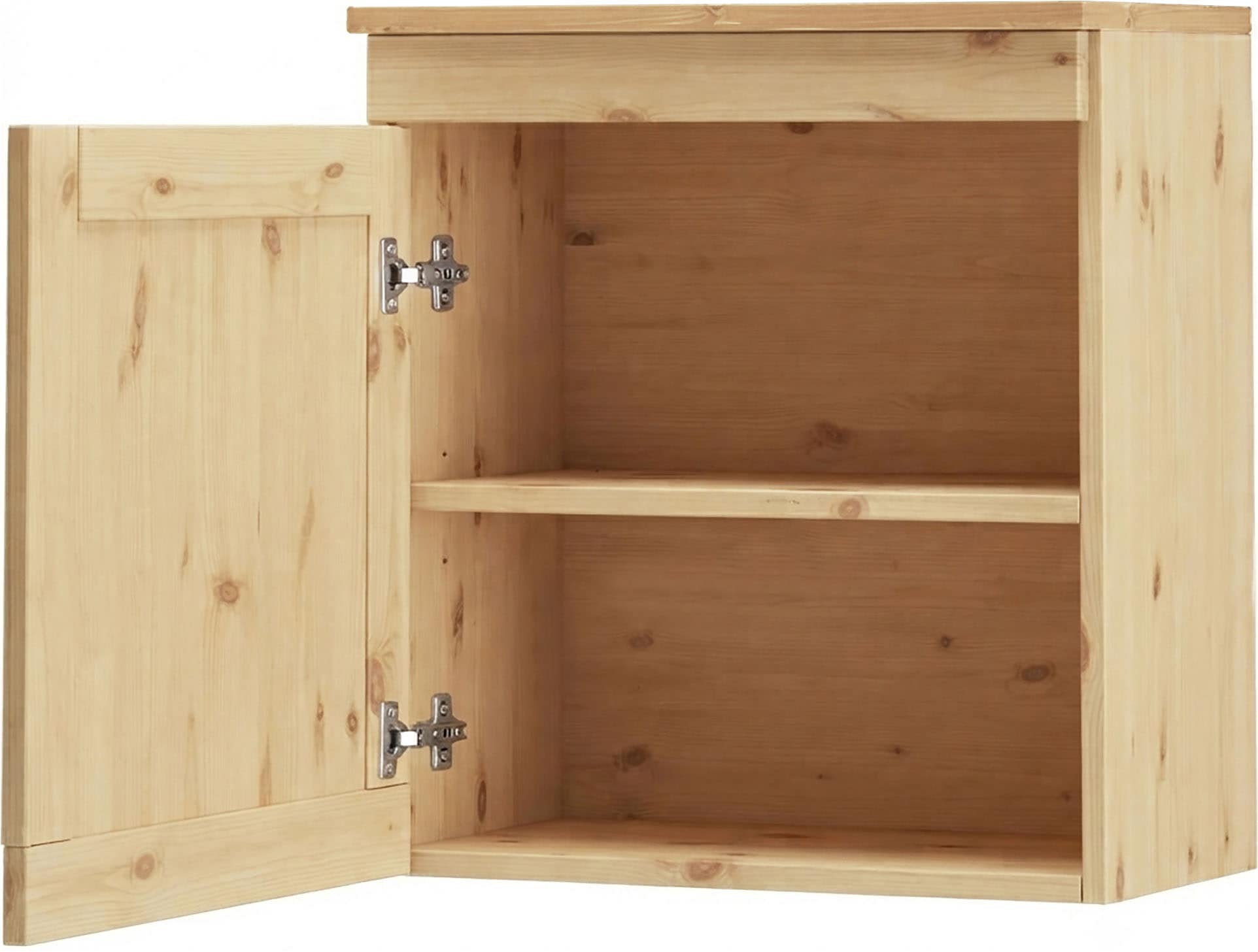 Home affaire Armoire suspendue »Oslo« 50 cm de large, en pin massif, 1 porte, poignée métal, style campagne