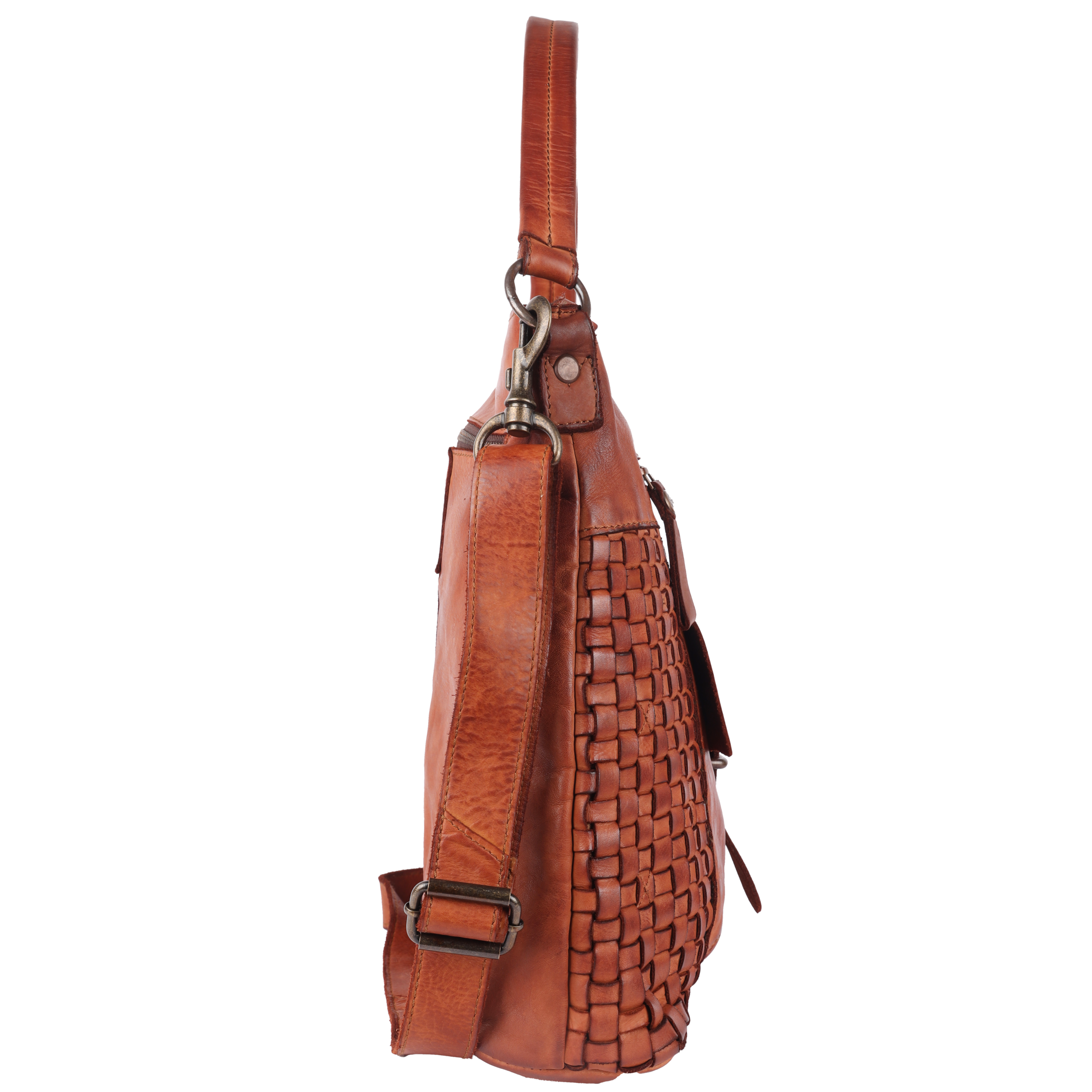 HARBOUR 2nd Handtasche »Iris« Damen Umhängetasche, Schultertasche, Tragetasche in Flechtoptik