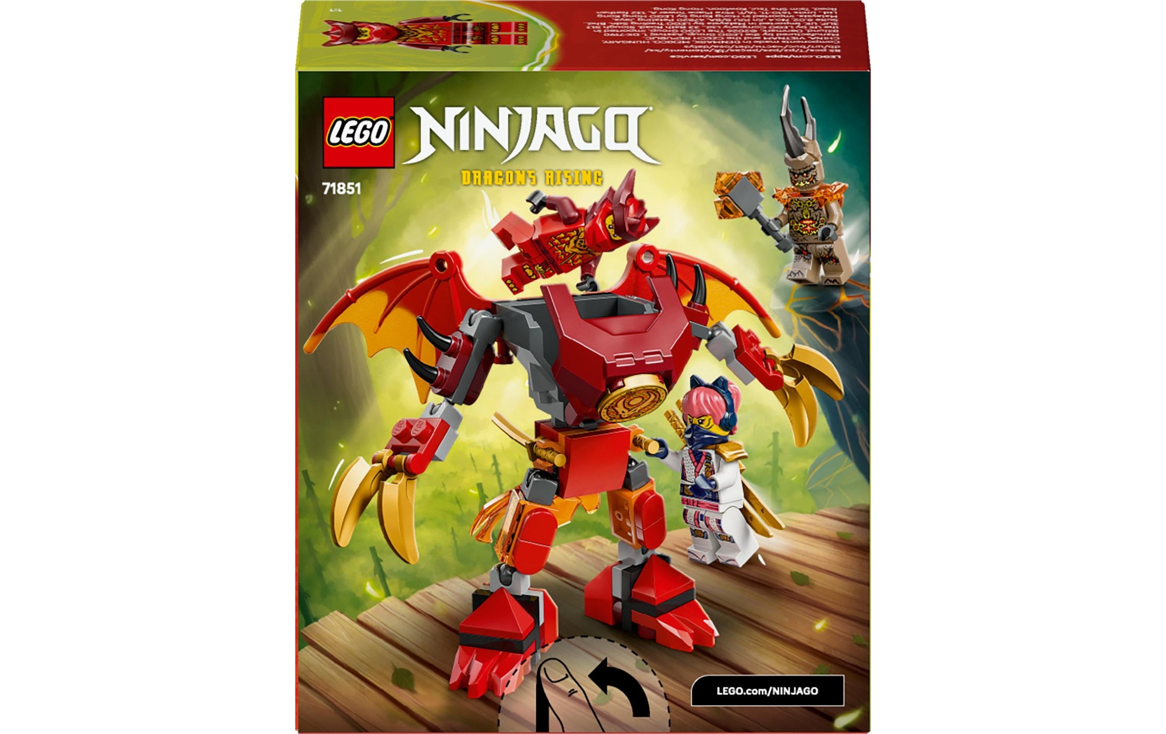   Konstruktionsspielsteine »Ninjago Kais Drachen-Mech Battle Set 71851« Kategorie: Fantasy-Welt