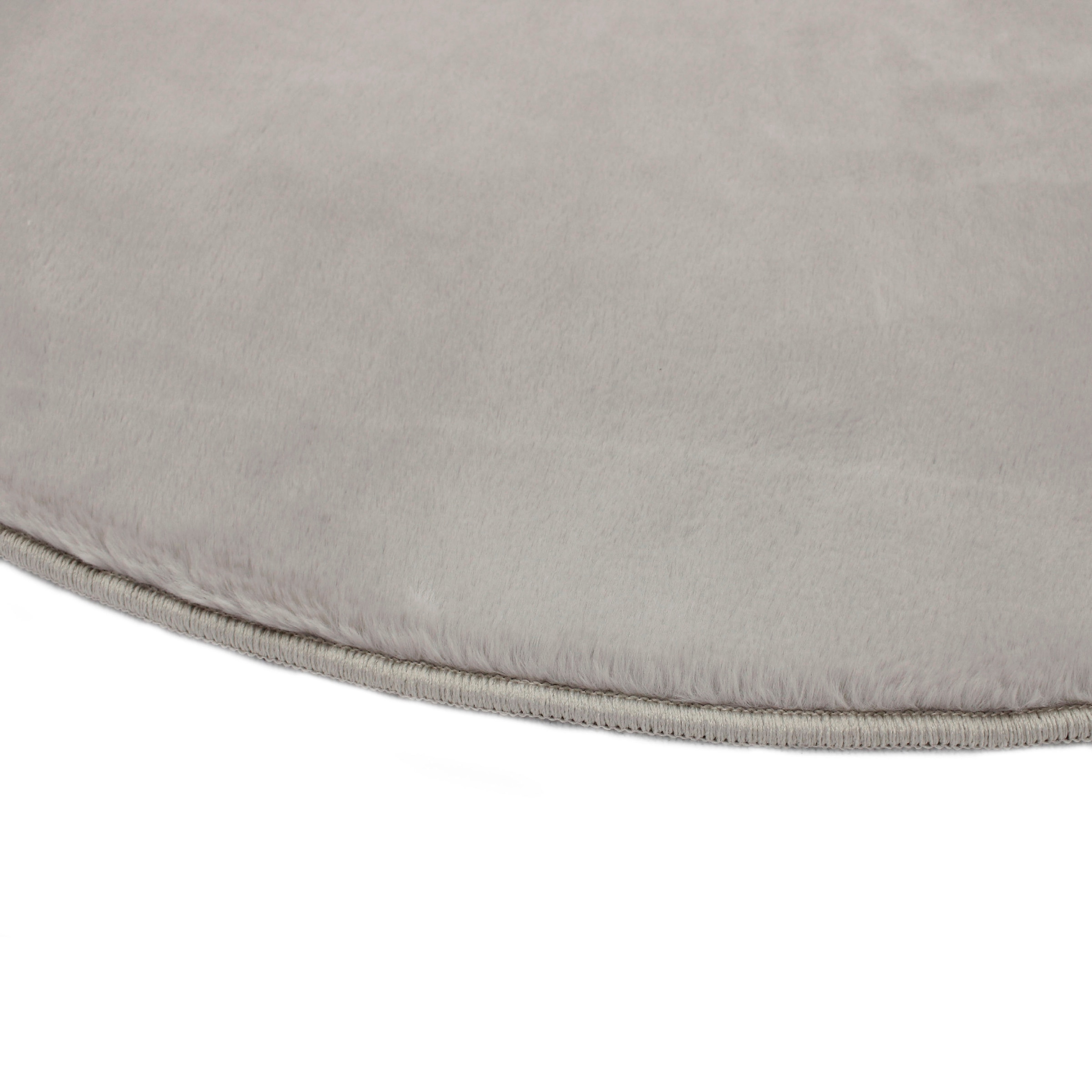 Leonique Fellteppich »Balu«, rund, 20 mm Höhe, Kunstfell in Kaninchenfell Haptik, fussbodenheizungsgeeignet, pflegeleicht, ideale Teppiche für Wohnzimmer, Schlafzimmer, Esszimmer, Arbeitszimmer