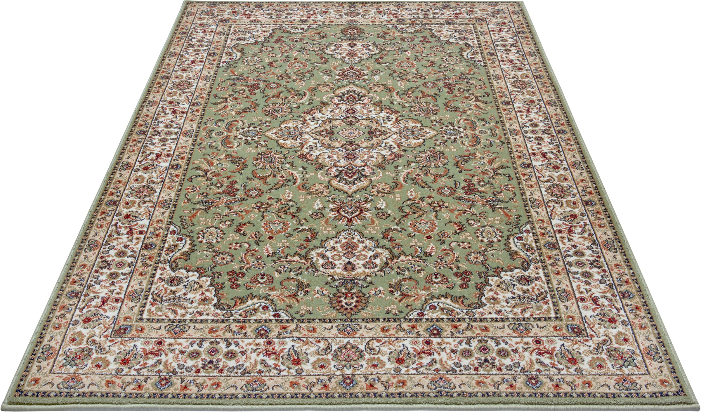 Image of NOURISTAN Teppich »Zahra«, rechteckig, 10 mm Höhe, Kurzflor, Orient Optik, Vintage Design, Wohnzimmer, Esszimmer, Arbeitszimmer, Flur, Robust, Pflegeleicht, Gekettelt bei Ackermann Versand Schweiz
