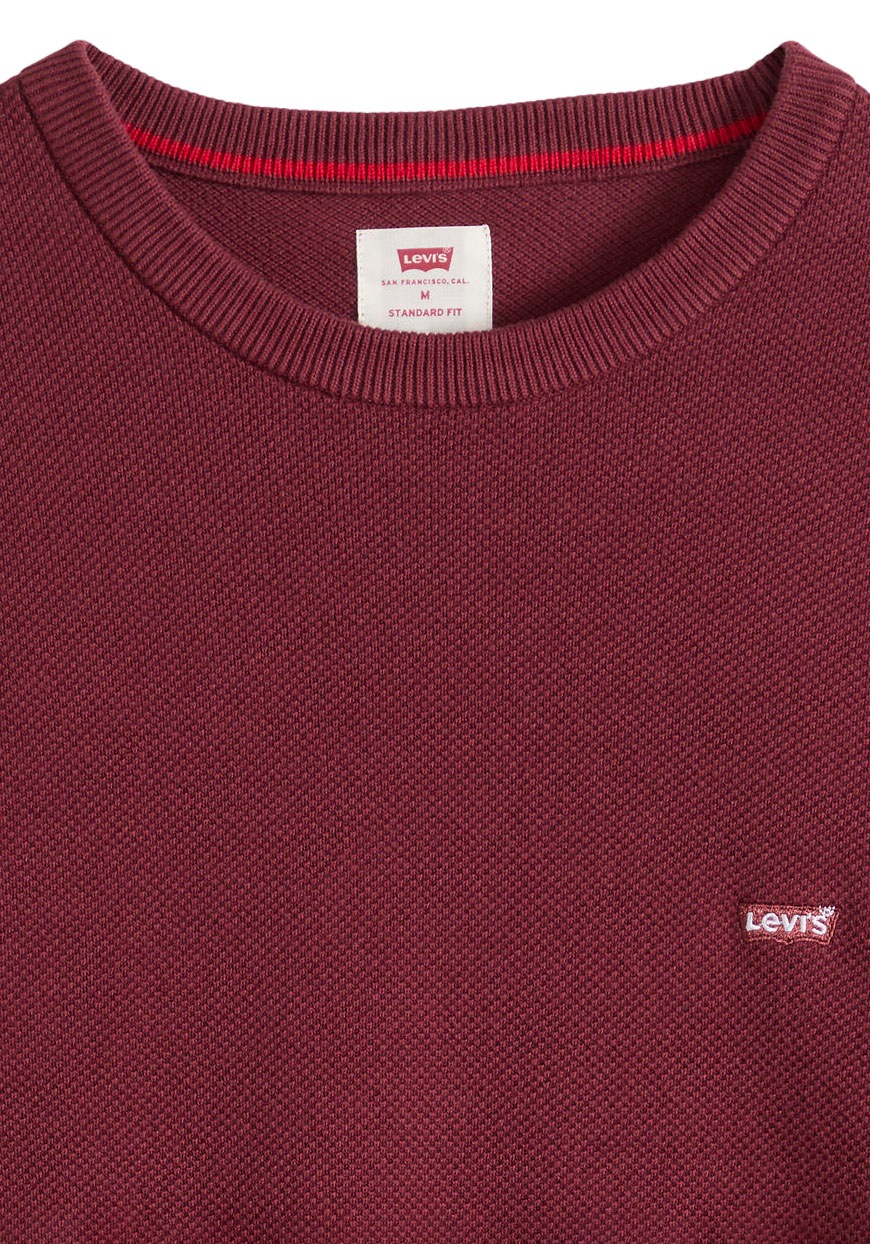 Levi's® Pull à col rond »LIGHTWEIGHT HM SWEATER« Feingerippte Abschlüsse