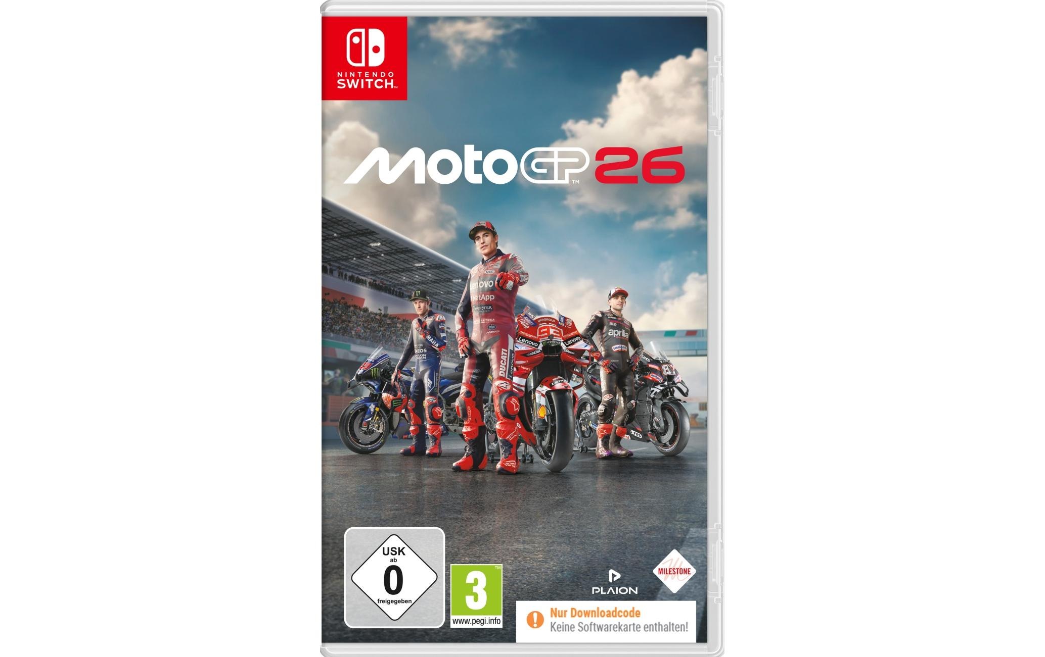 Image of Milestone Spielesoftware "MotoGP 26 (Code in a Box)" Nintendo Switch