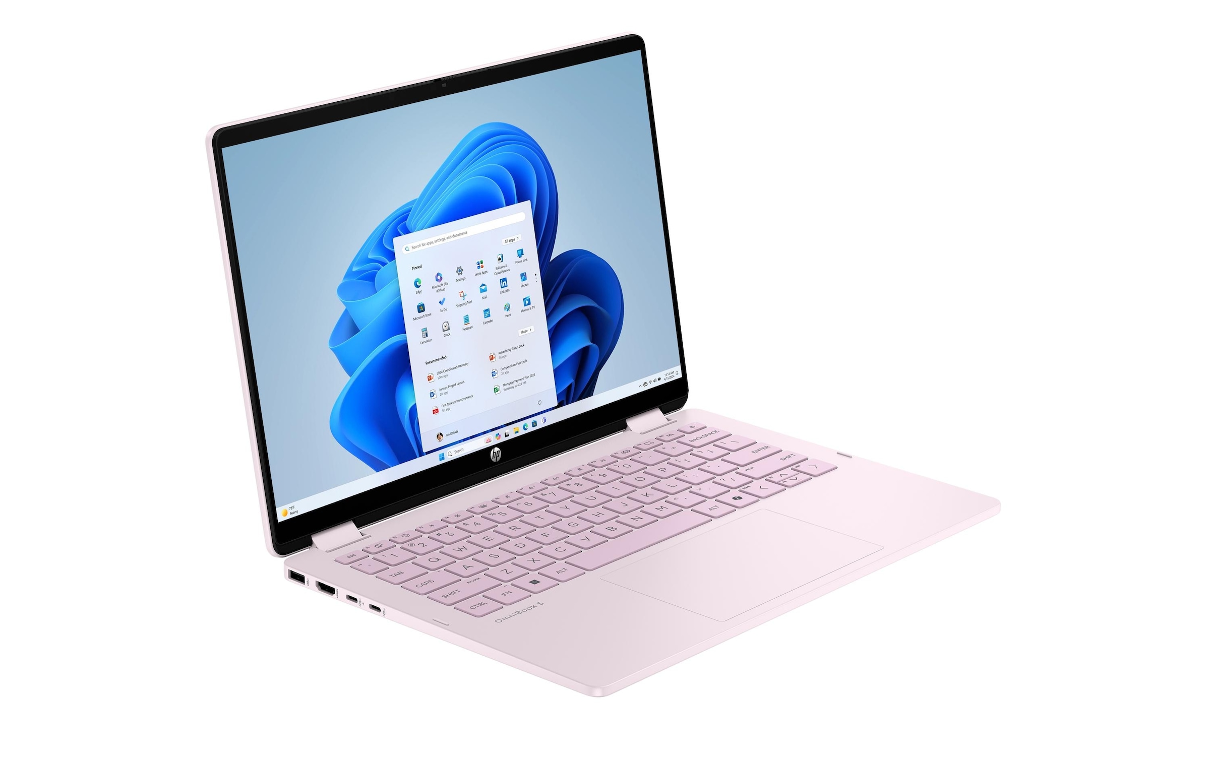 HP Notebook »Omnibook 5 Flip 14-fp0758nz«, / 14 Zoll, Intel, Core Ultra 7, Intel Graphics, Active Pen Support, Webcam