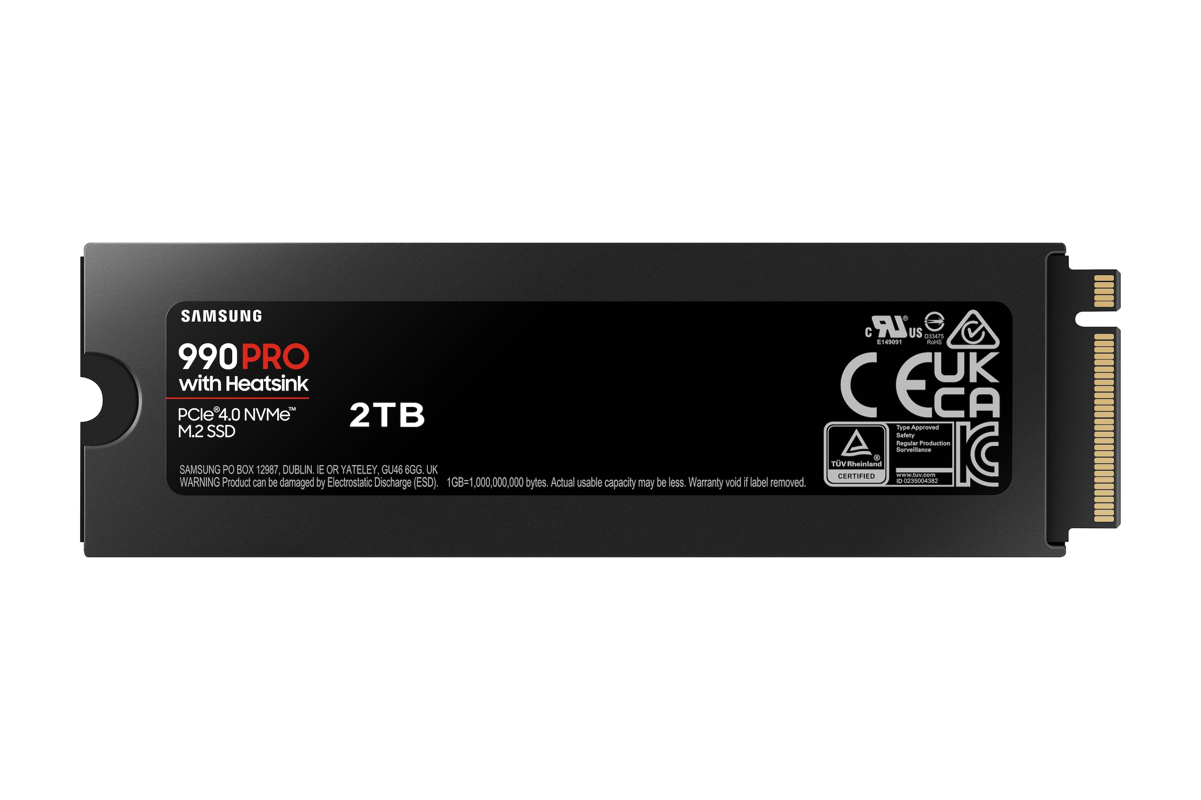 Samsung interne SSD »990 PRO Heatsink«, Anschluss M.2, mit Kühlkörper