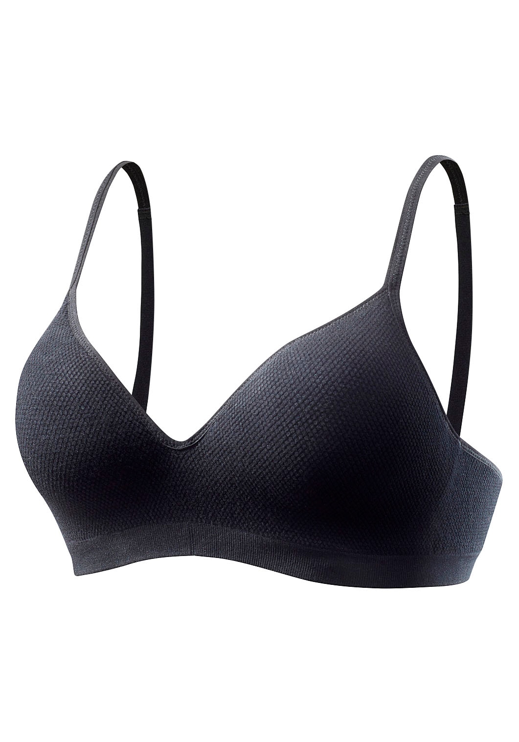 LASCANA Push-up-BH »COMFY BRA«, ohne Bügel aus weicher Baumwollqualität, Basic Dessous