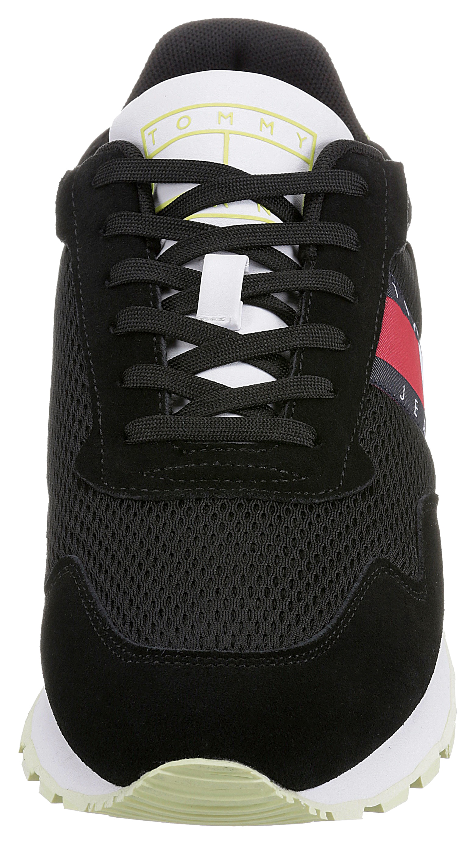 Tommy Jeans Sneaker »TOMMY JEANS RETRO RUNNER MESH«, im Materialmix, Freizeitschuh, Halbschuh, Schnürschuh