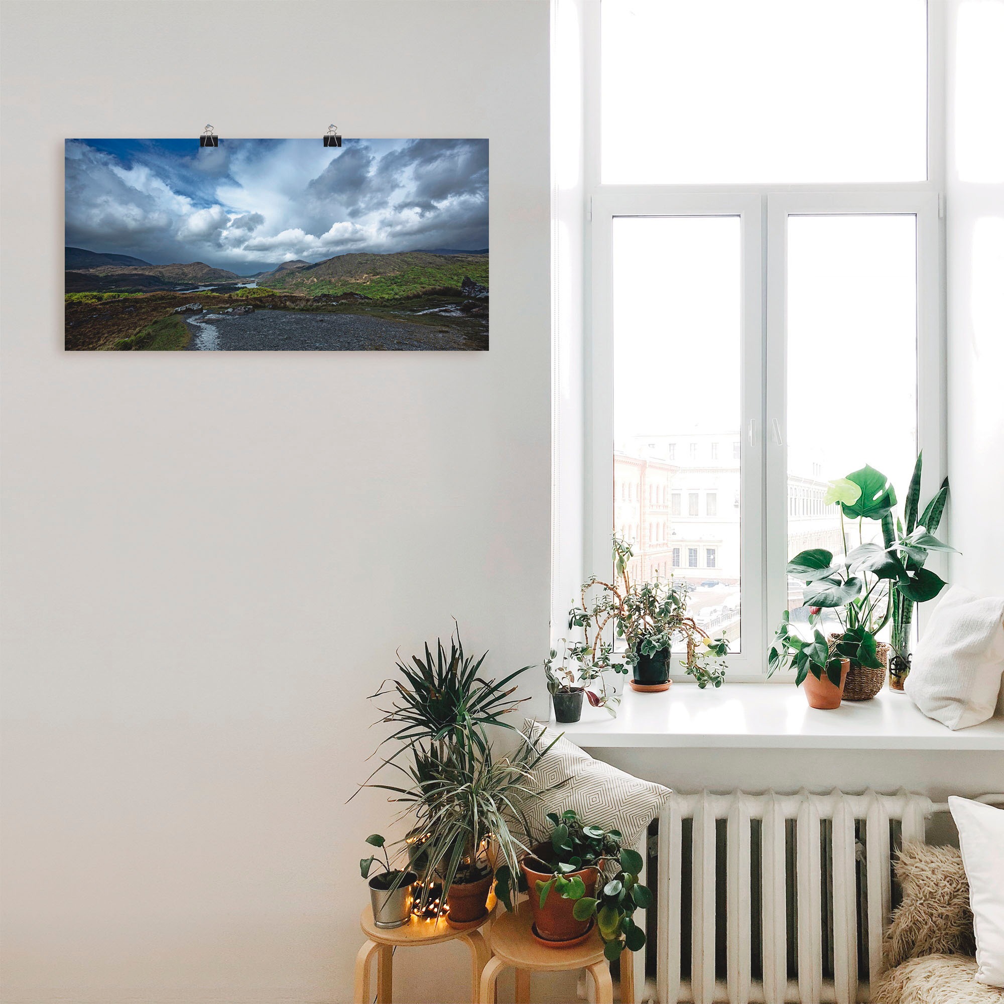 Artland Poster »Irland - Natur pur«, Europa, (1 St.), als Leinwandbild, Wandaufkleber oder Poster in versch. Grössen