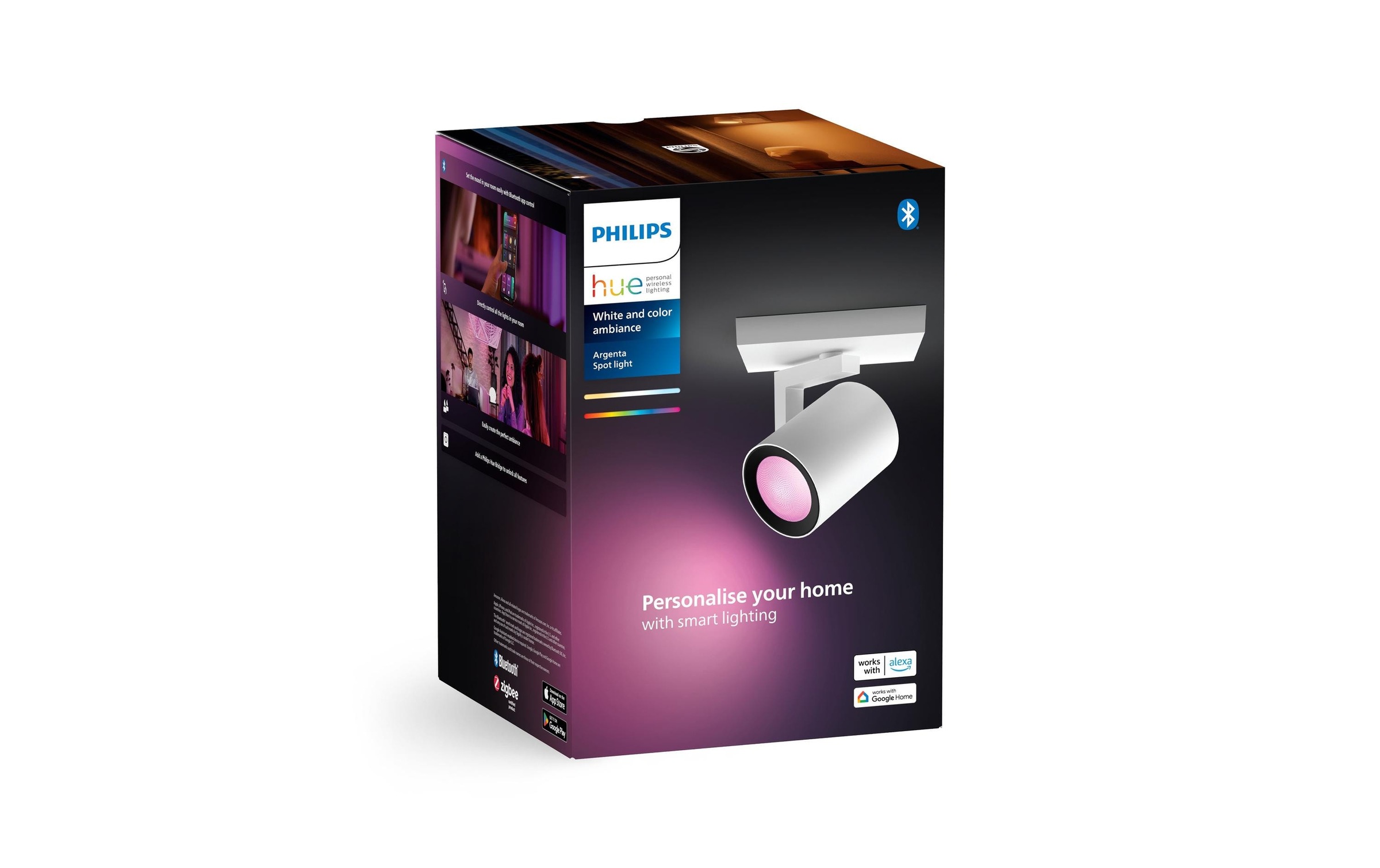 Philips Hue LED Deckenleuchte »Argenta Spot«, Leuchtmittel GU10 | LED wechselbar