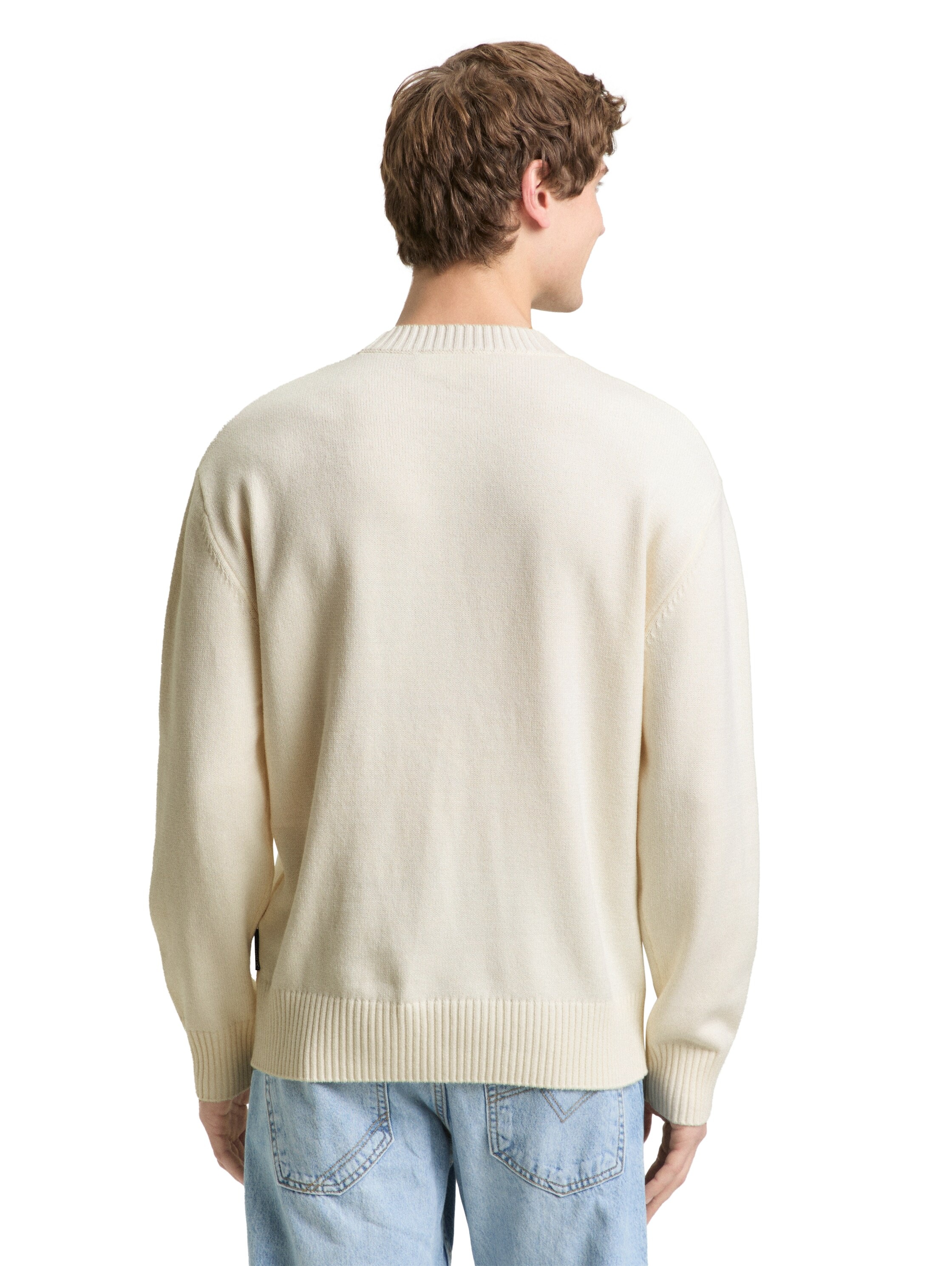 TOM TAILOR Denim Pull en tricot avec motif norvégien