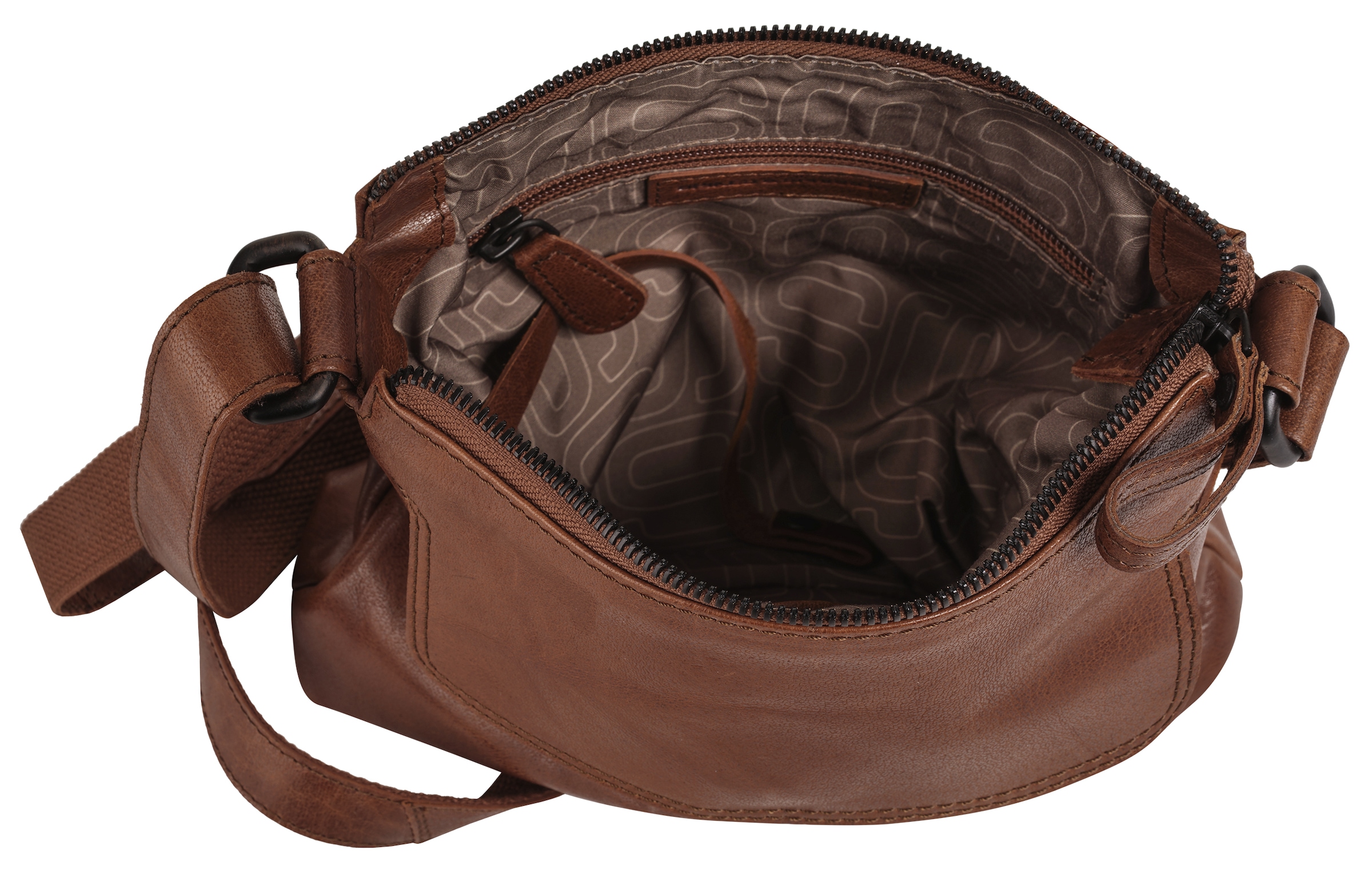 Spikes & Sparrow Umhängetasche »SPIKES & SPARROW Damen echt Leder« echt Leder