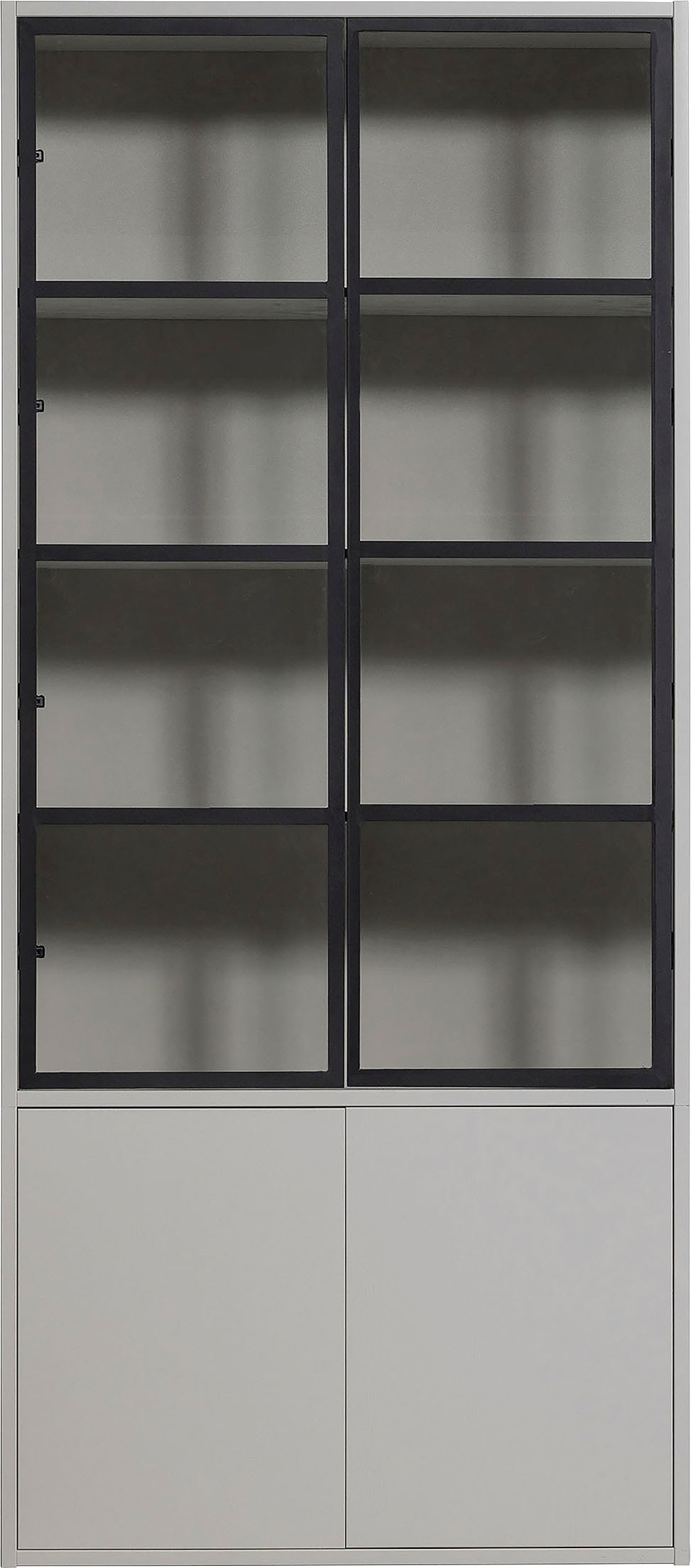 Image of WOOOD Vitrine "Basic" mit vier Türen, Breite 101 cm