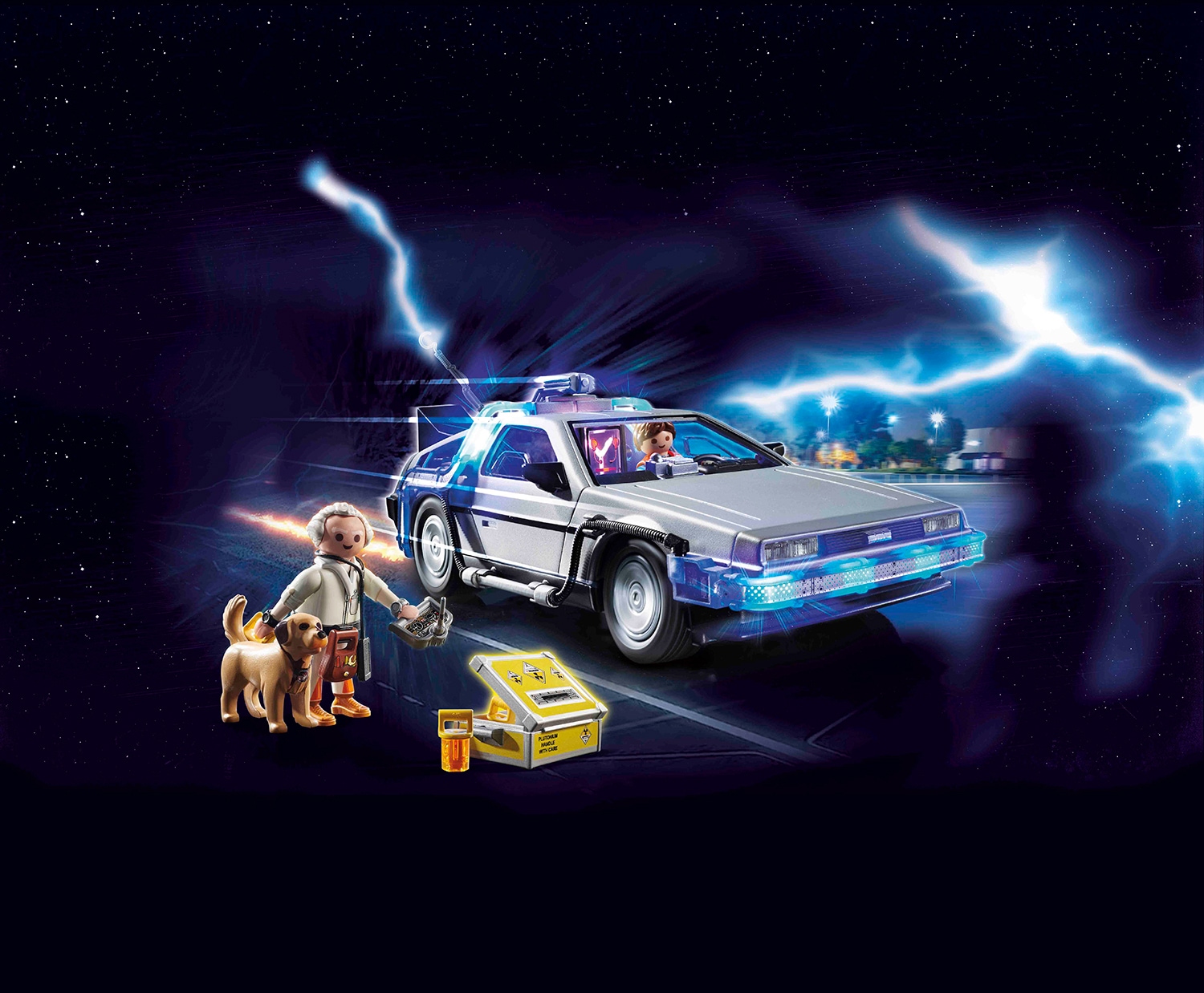 Playmobil® Konstruktions-Spielset »Back to the Future DeLorean (70317), Back to the Future«, (64 St.), Made in Germany