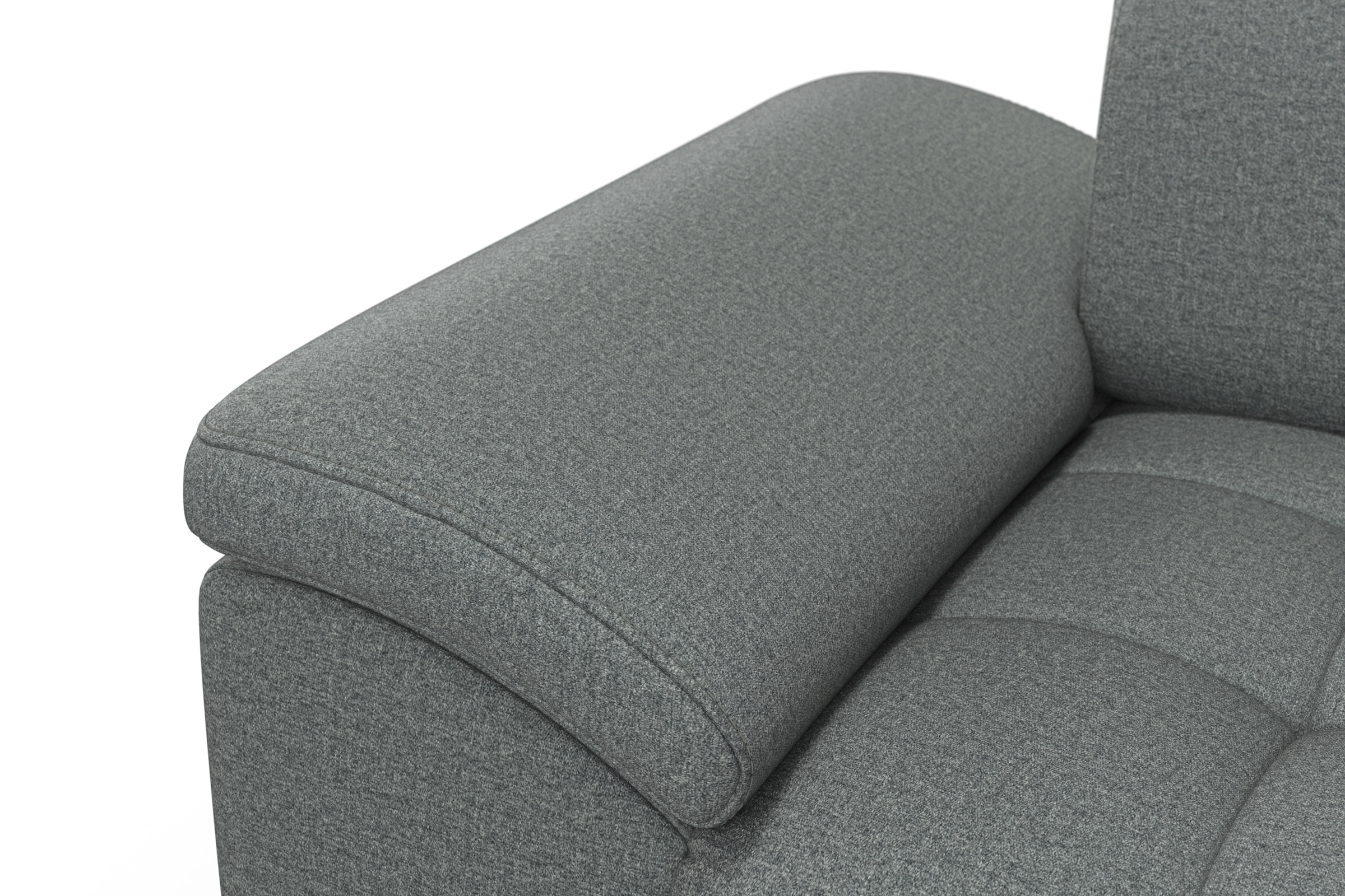 sit&more Ecksofa »Cool L-Form«, wahlweise mit Kopfteilverstellung und Vorziehsitz, motorisch